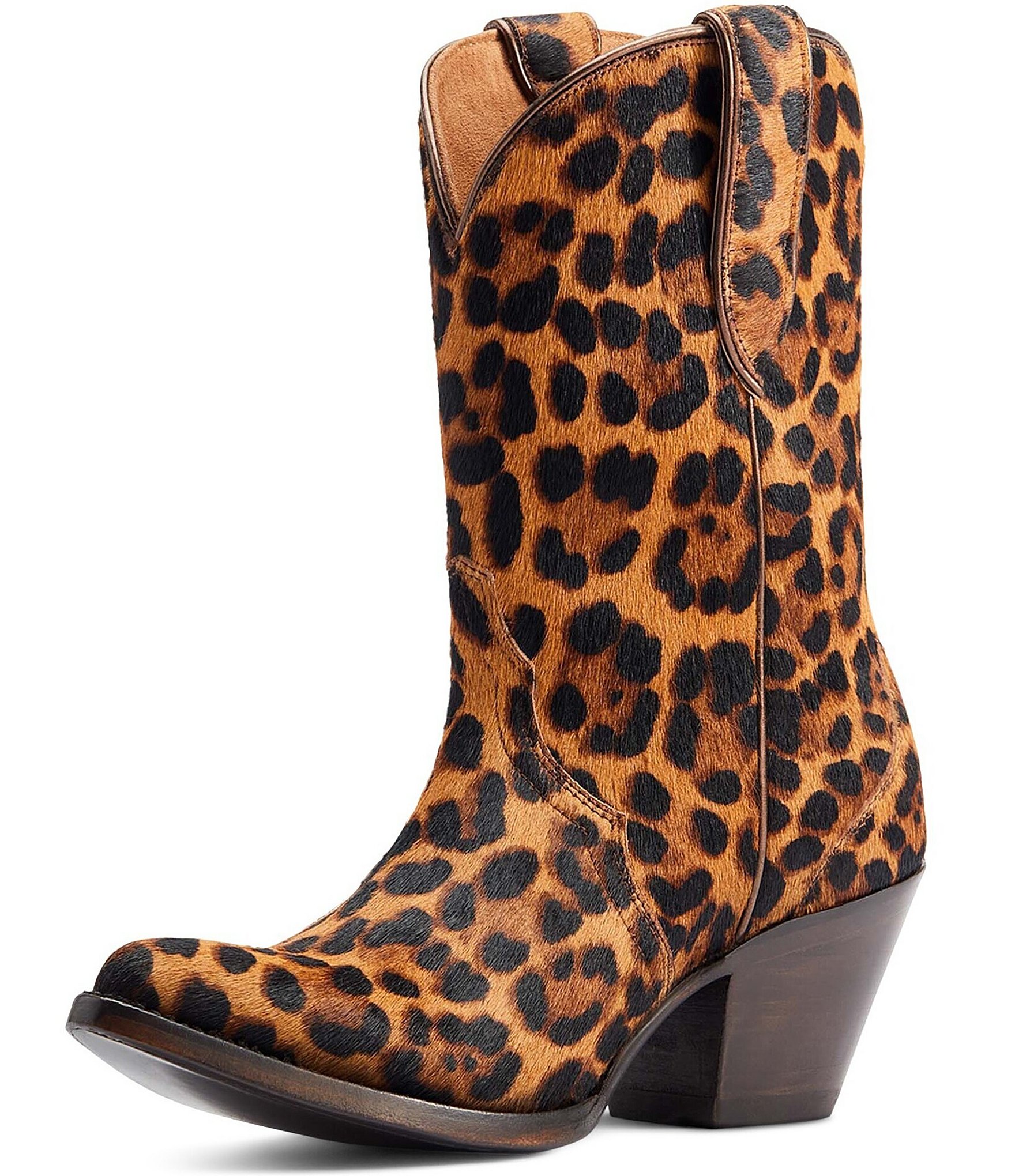 Ariat Women's Bandida Leopard Print Faux Fur Western Boots