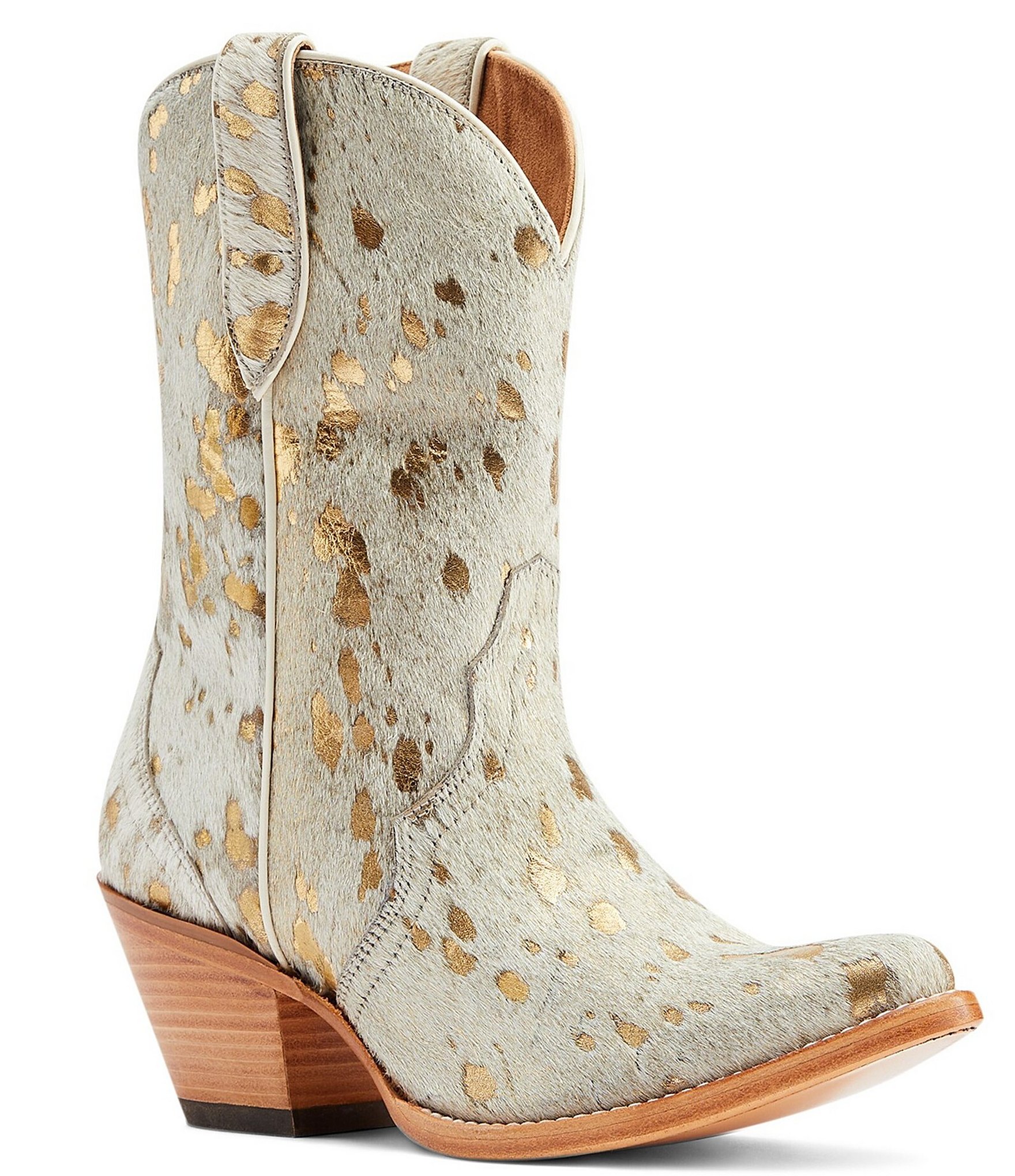 Calf hair outlet cowboy boots