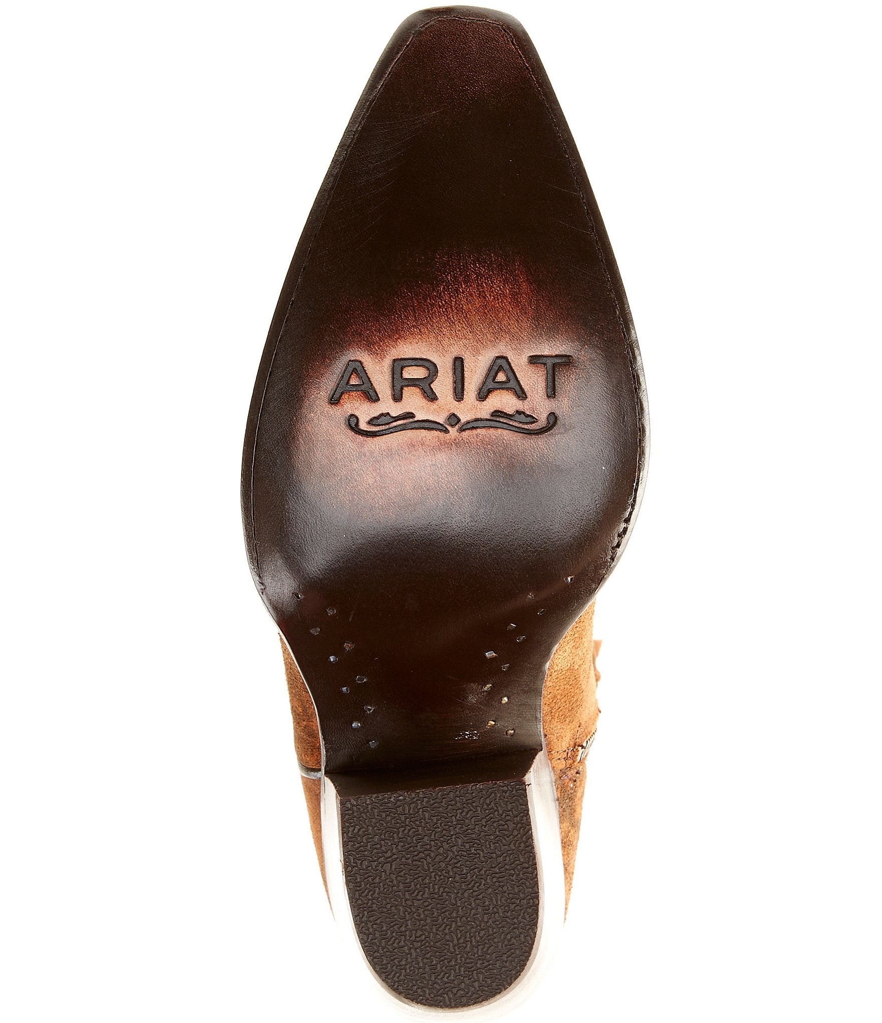 Ariat Women's Casanova Leather Distressed Leopard Print Tall Western Boots