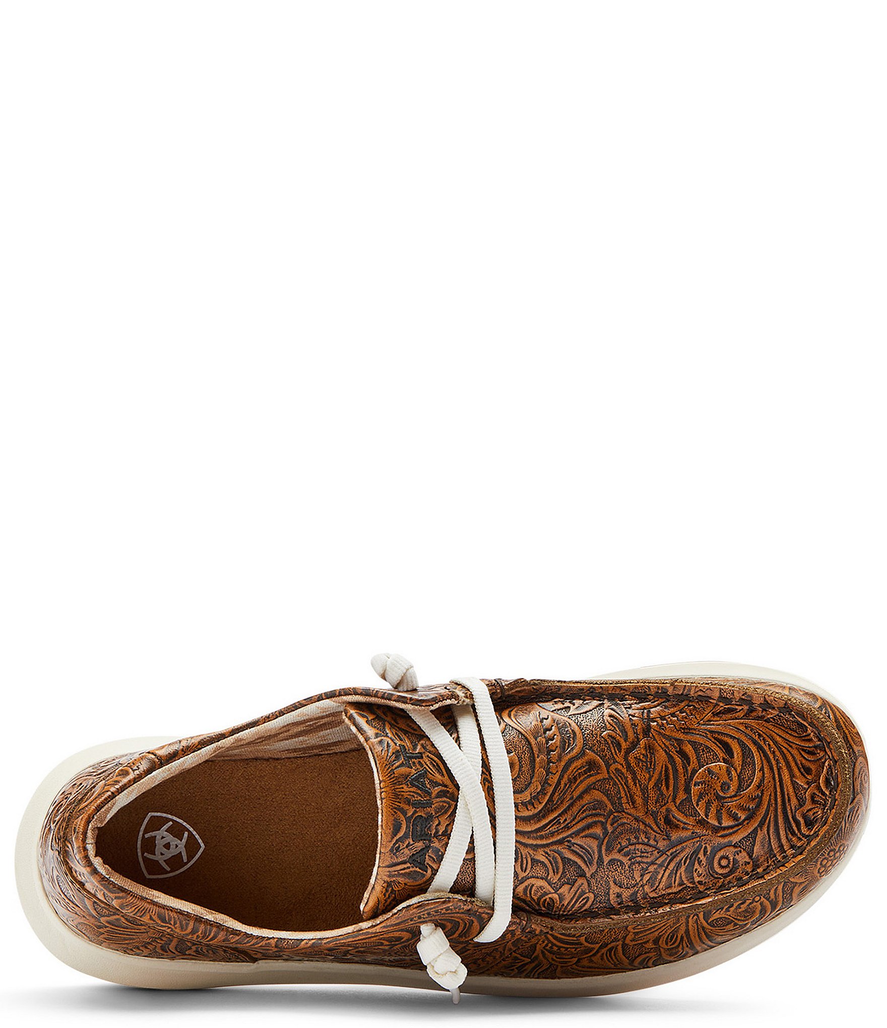 Ariat Women's Hilo Floral Embossed Leather Slip-Ons