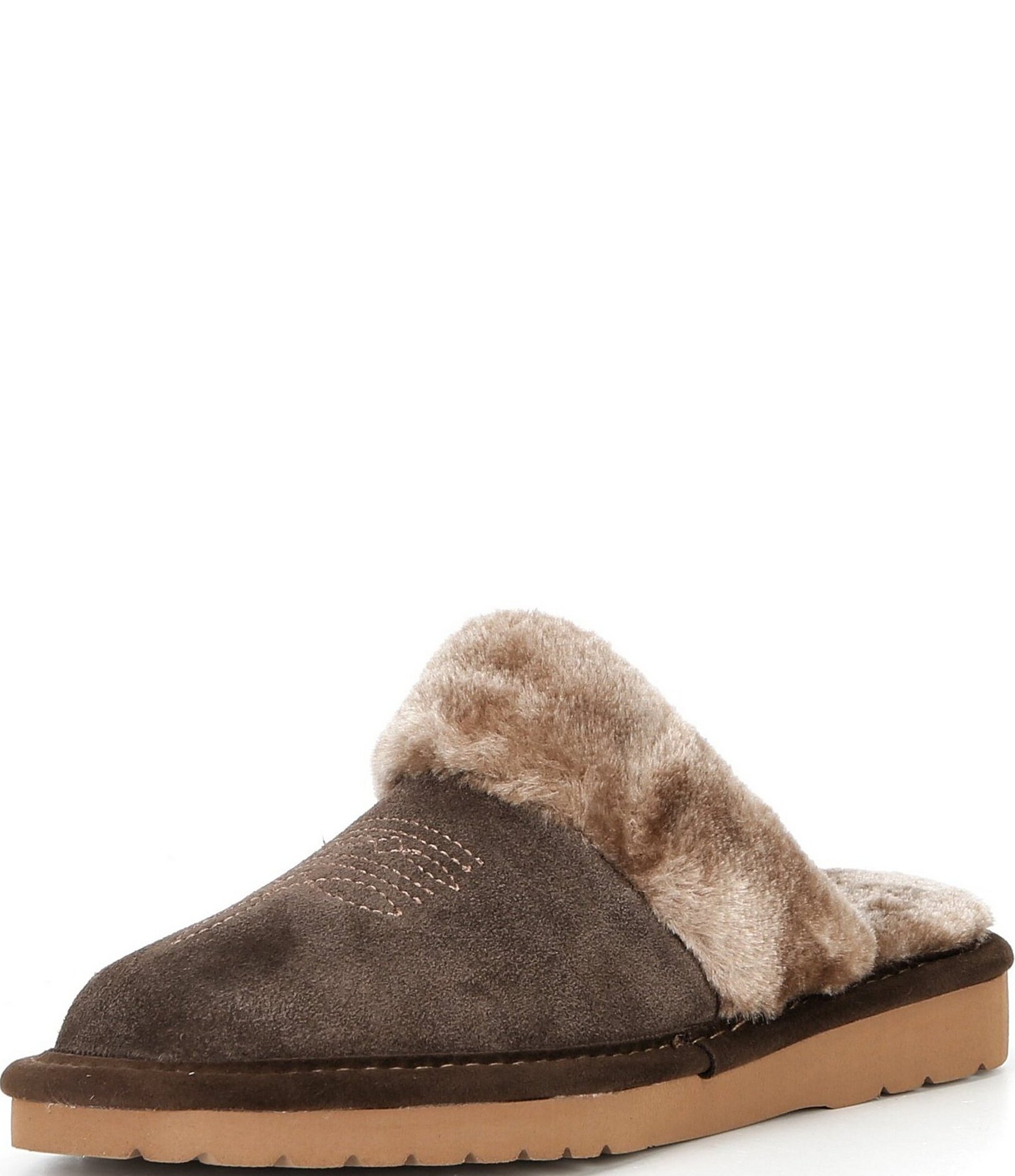 Ariat Women's Jackie Suede Square Toe Slippers