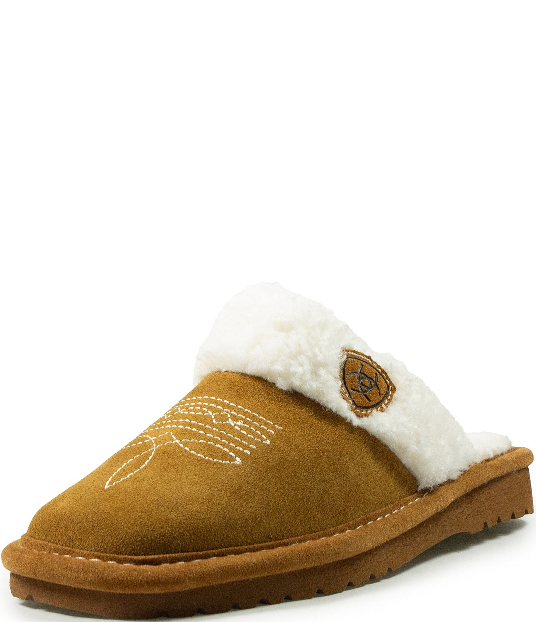 Ariat Women's Jackie Suede Square Toe Slippers