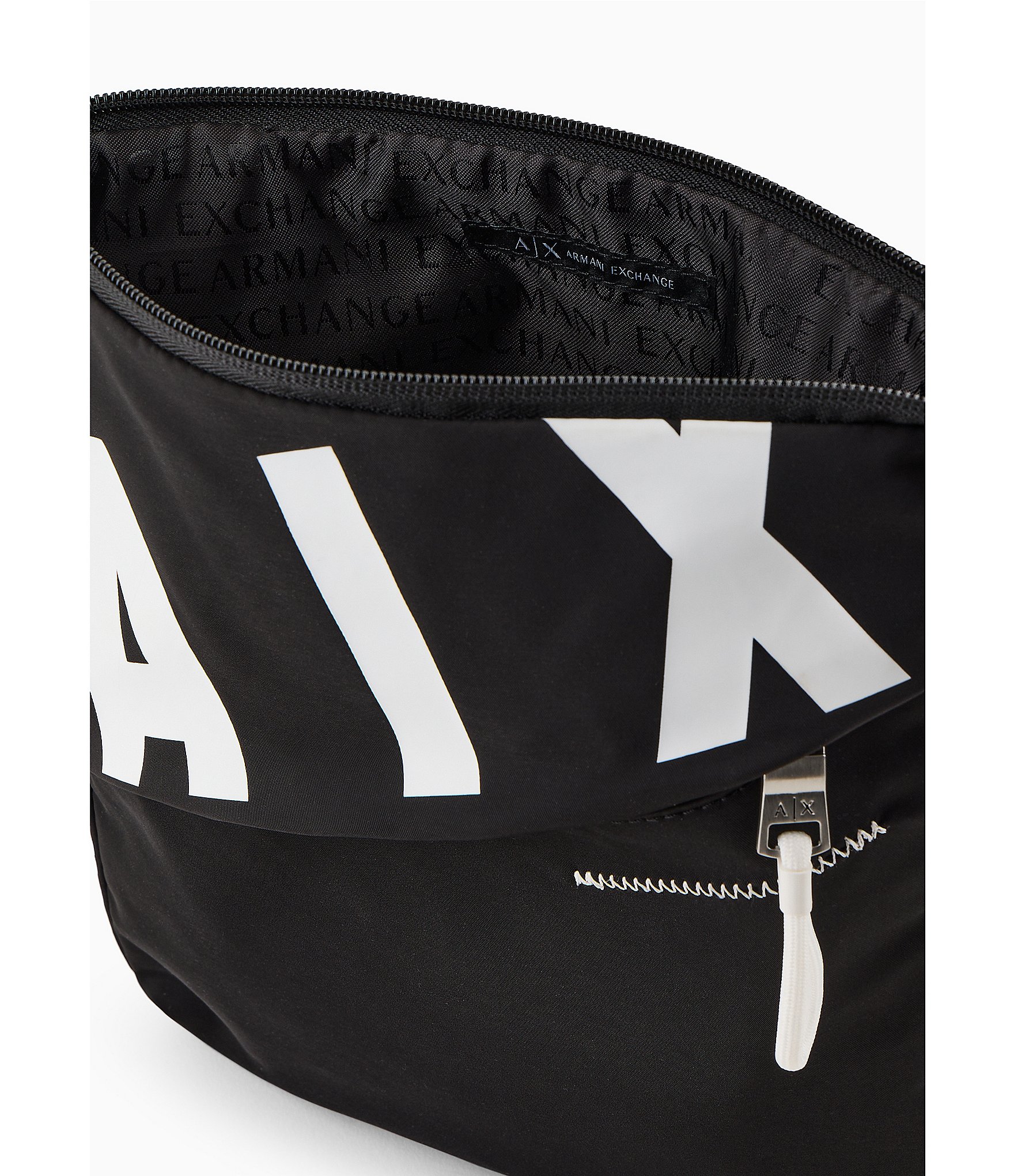 Armani Exchange #double;AX#double; Printed Flat Crossbody Bag