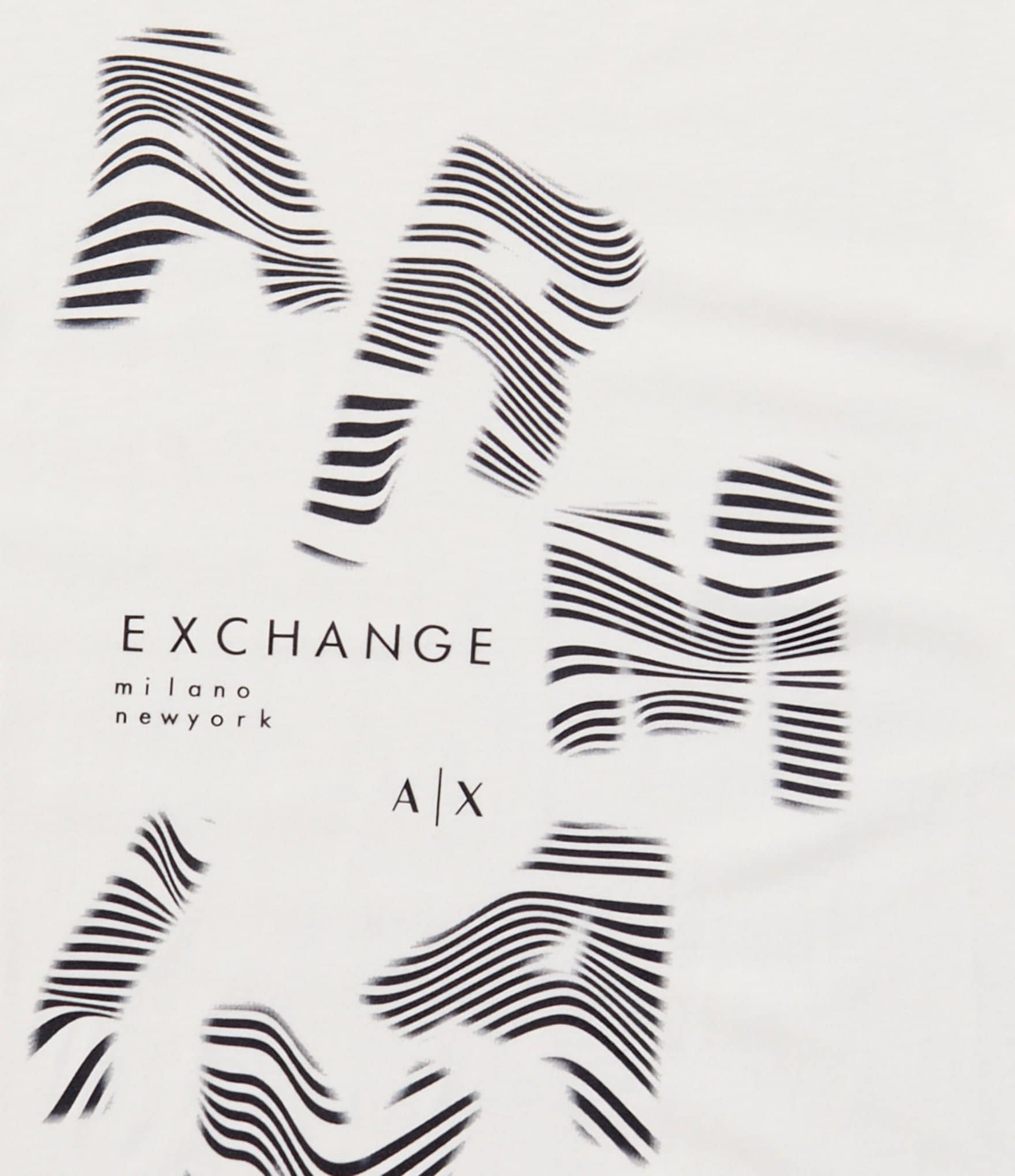 Armani Exchange Curved Logo Short Sleeve T-Shirt