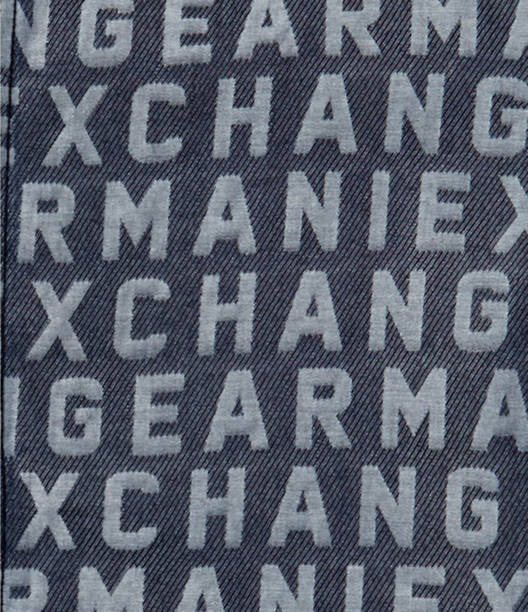 Armani Exchange Denim Capsule Jacquard Short Sleeve Woven Shirt