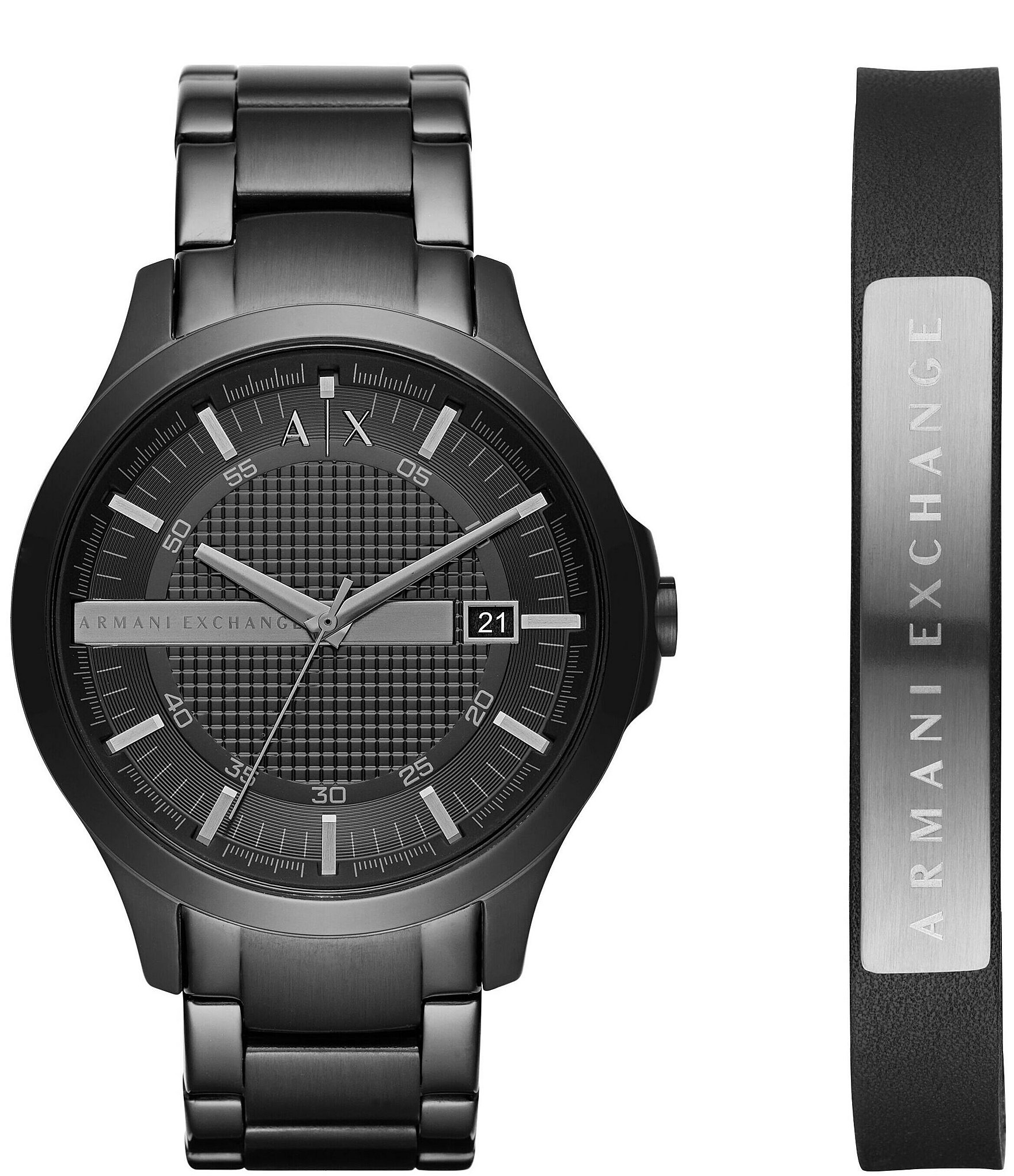 Armani Exchange Dress Watch Bracelet Gift Set