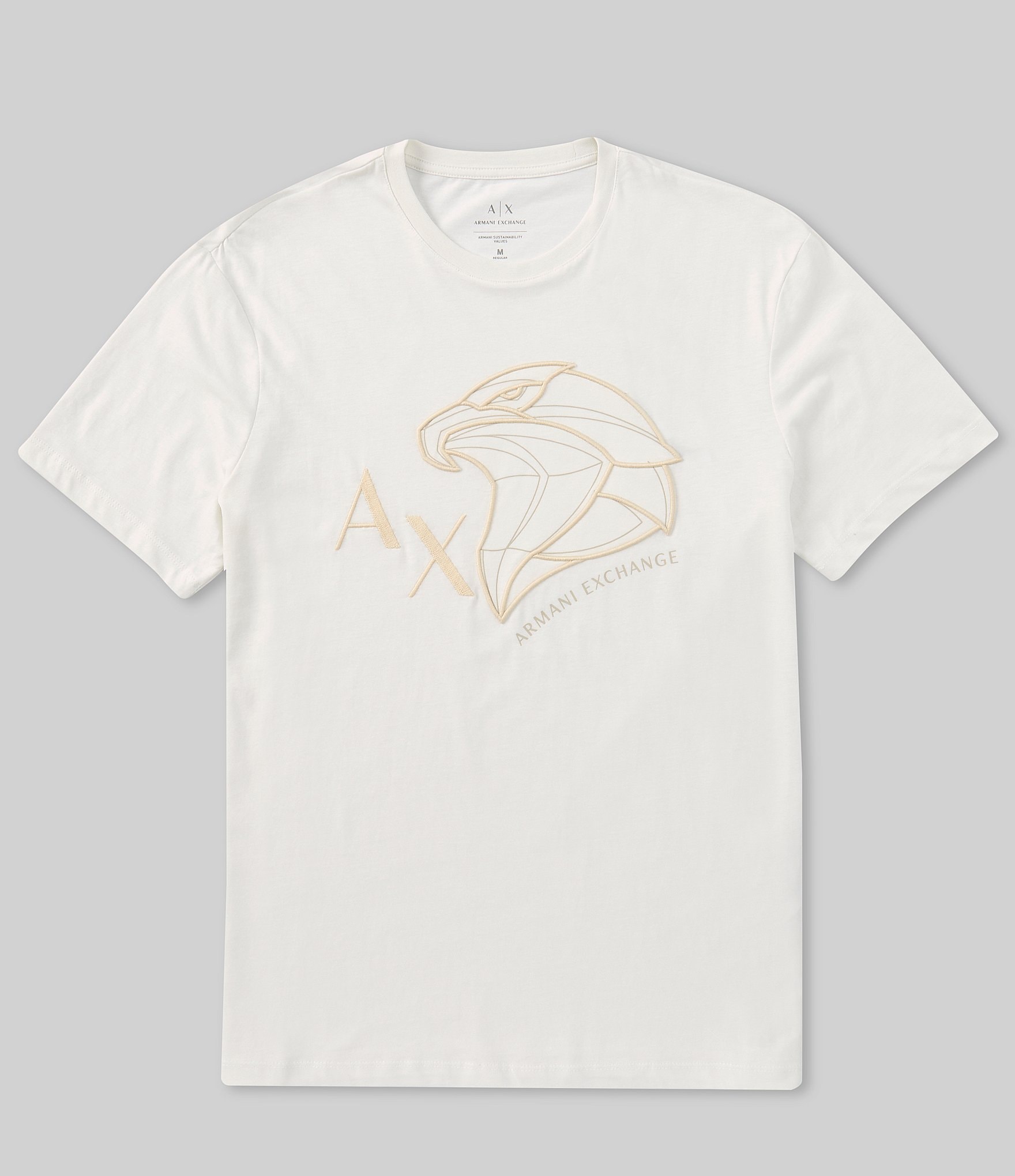 Armani Exchange Embroidered Eagle Short Sleeve T-Shirt