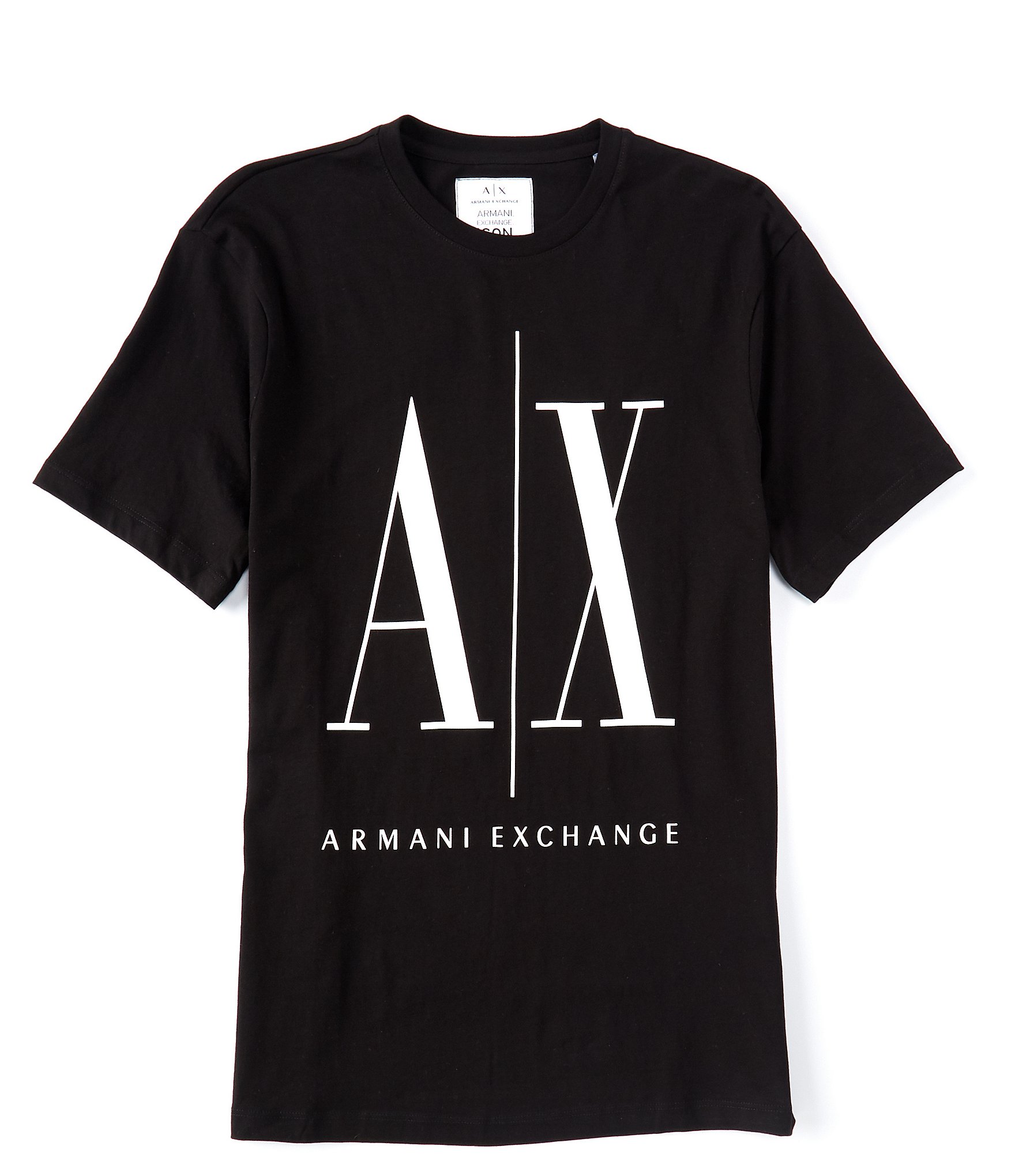 Armani Exchange Large Icon Logo Short Sleeve T-Shirt | Dillard's