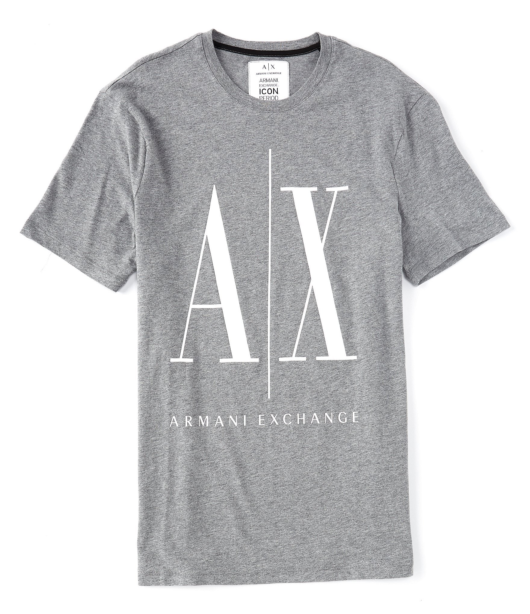 Armani Exchange Short Sleeve Large Icon Logo Graphic T-Shirt