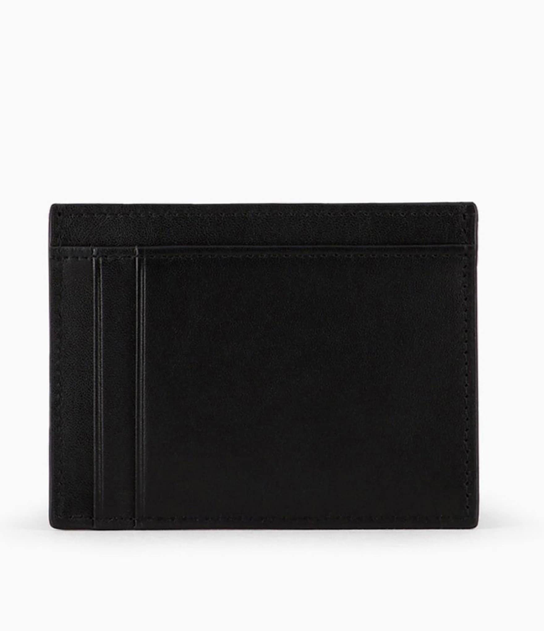 Armani Exchange Leather Credit Card Holder