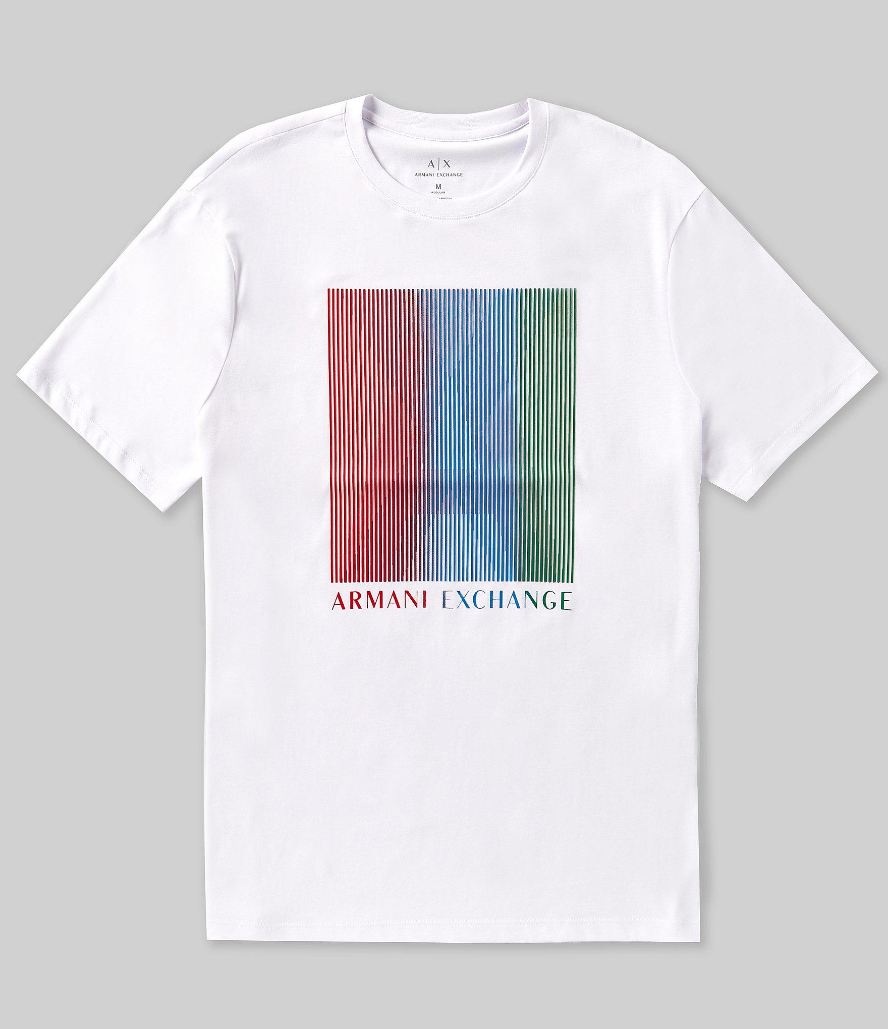 Armani Exchange Lines Logo Short Sleeve T-Shirt