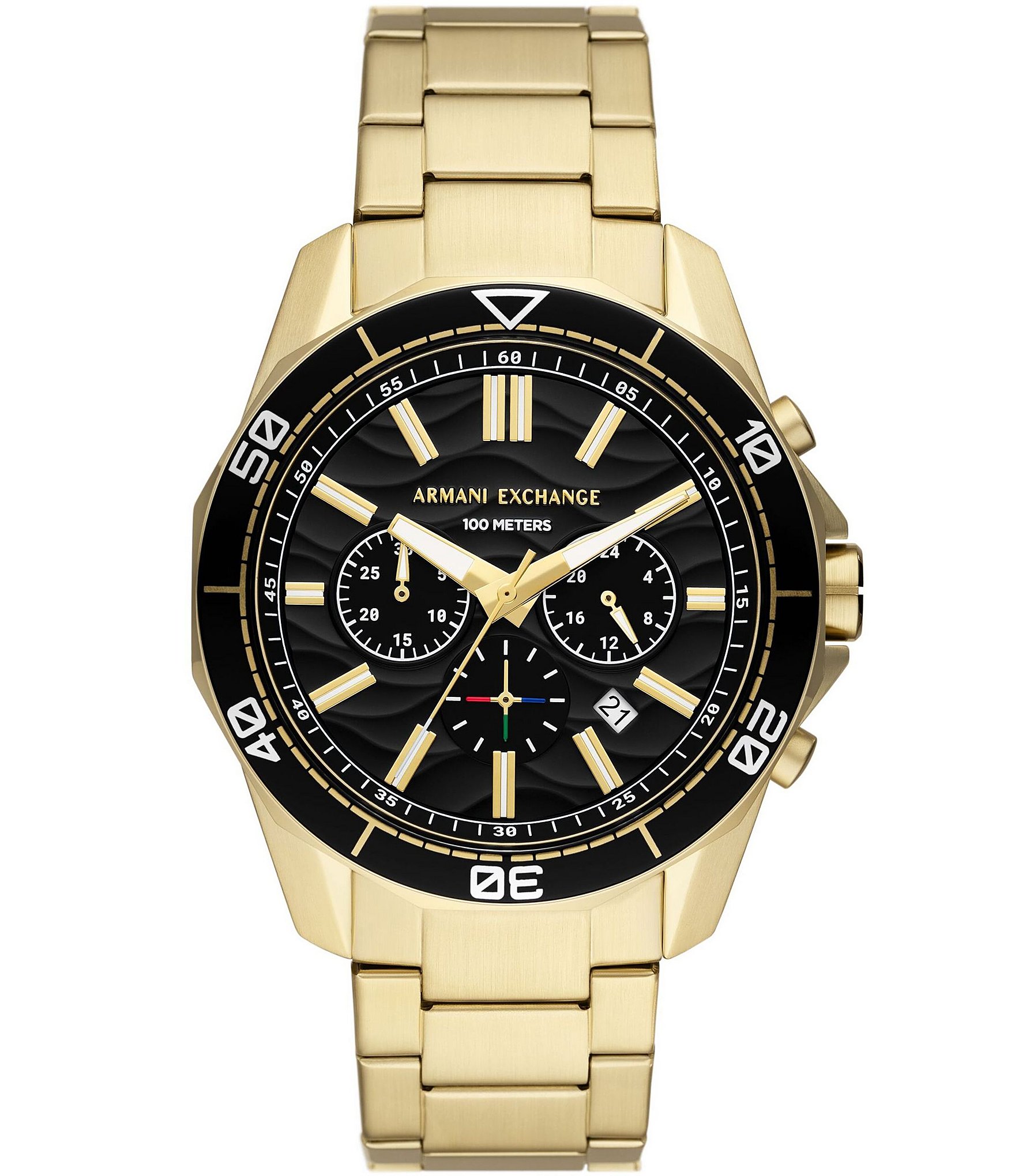 Armani smart 2024 watch gold