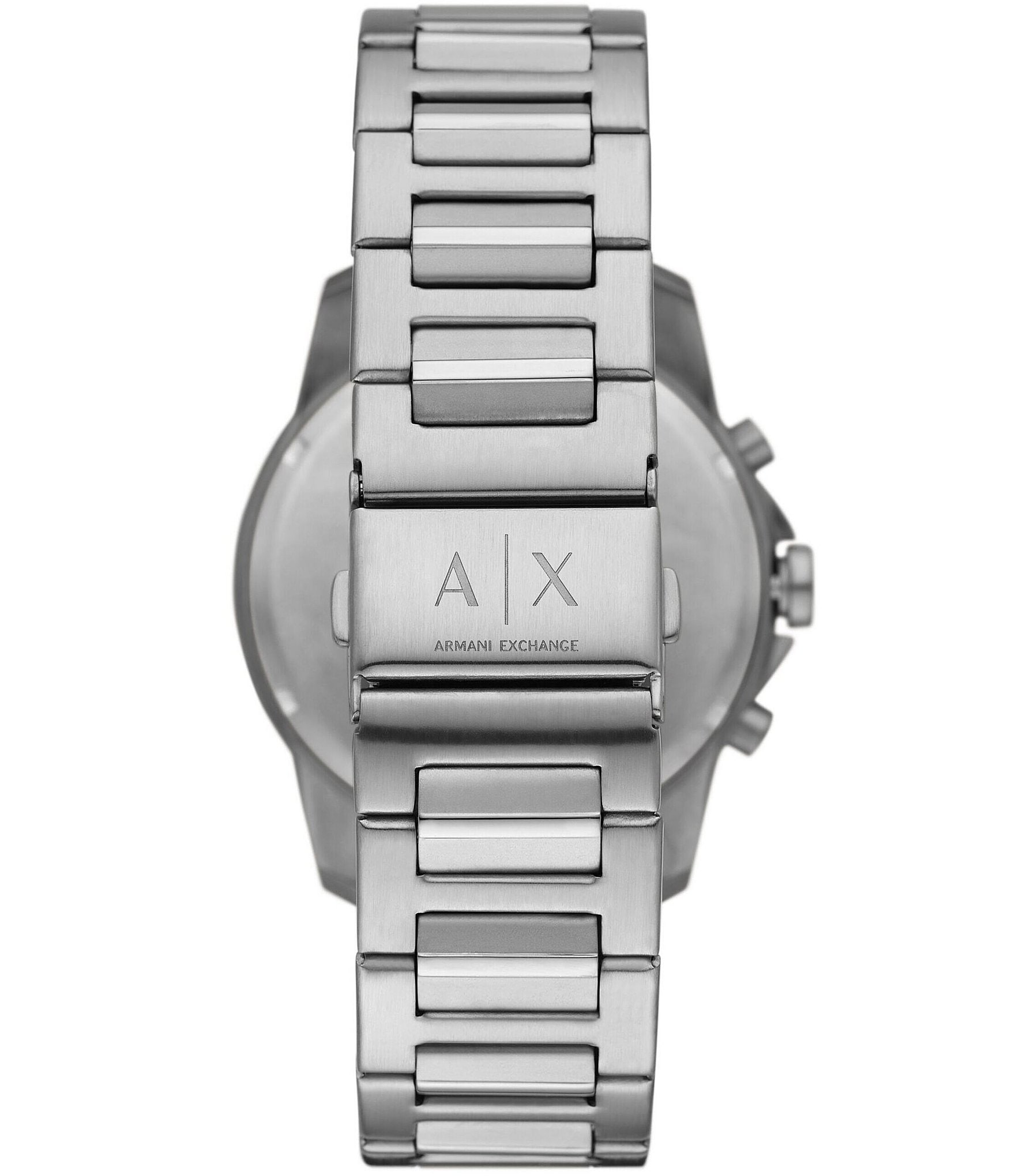 Armani Exchange Men's Chronograph Stainless Steel Bracelet Watch