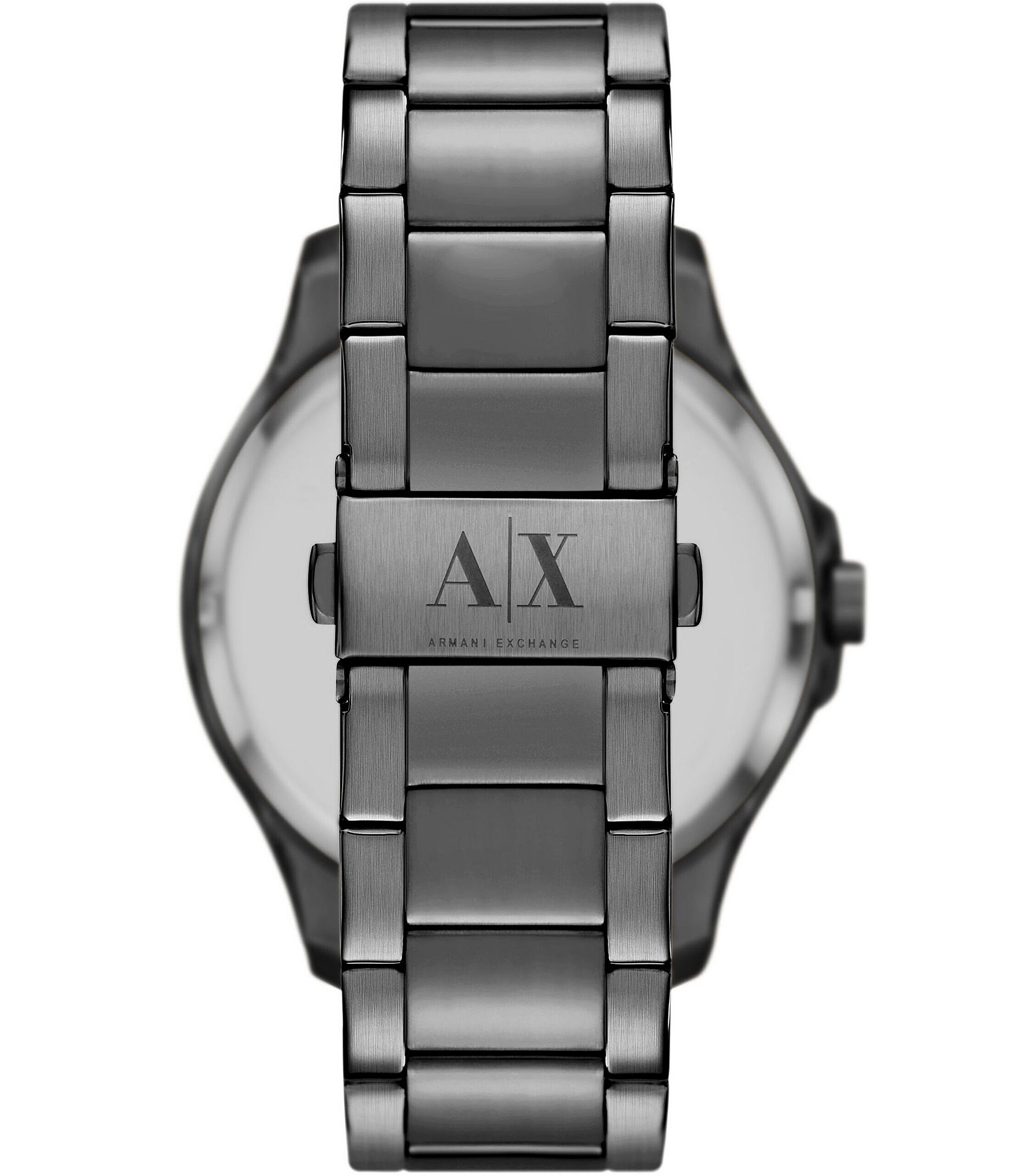 Armani Exchange Men's Hampton Quartz Chronograph Gunmetal Stainless Steel Bracelet Watch