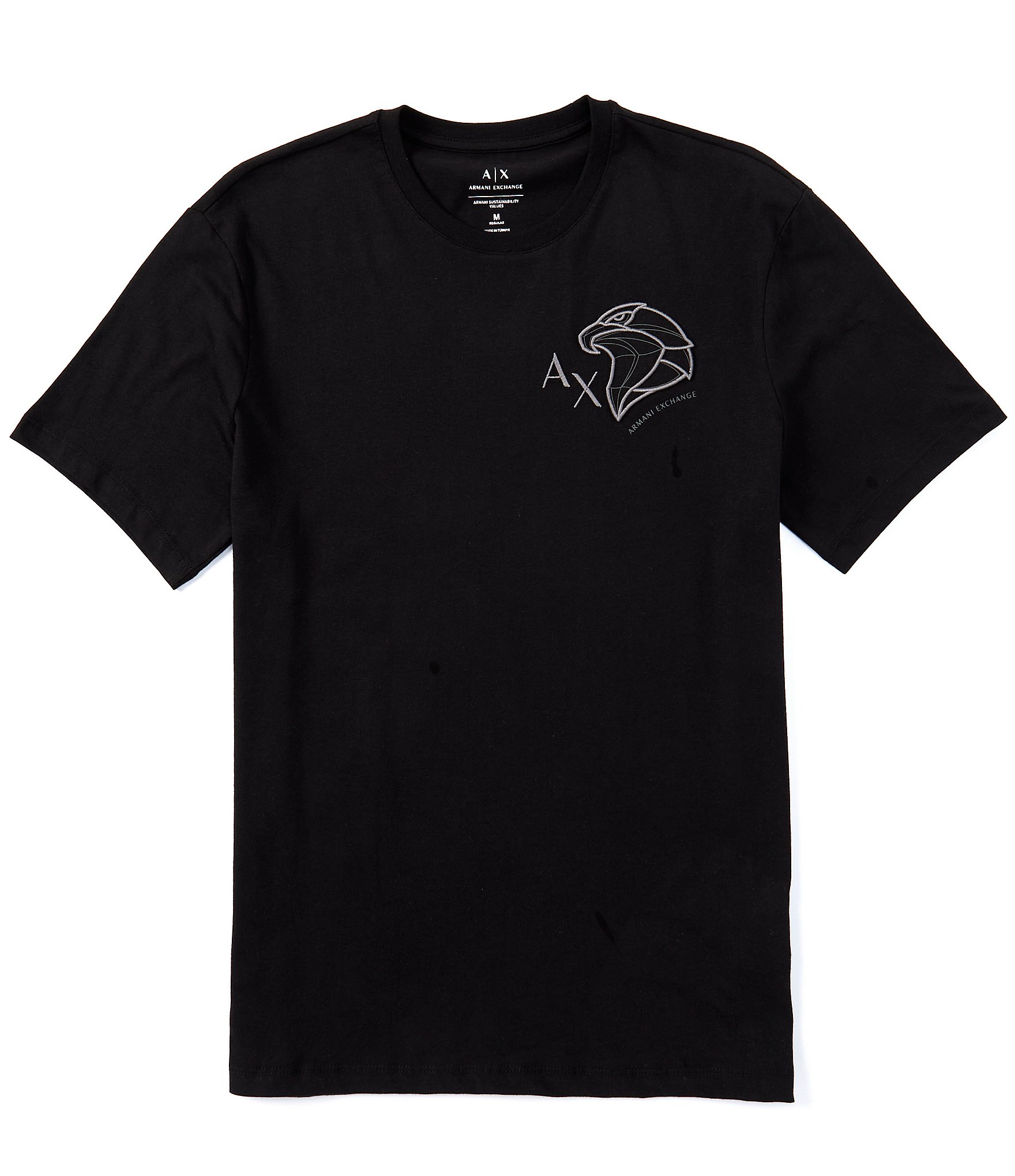 Armani Exchange Mini Embroidered Eagle Short Sleeve T-Shirt