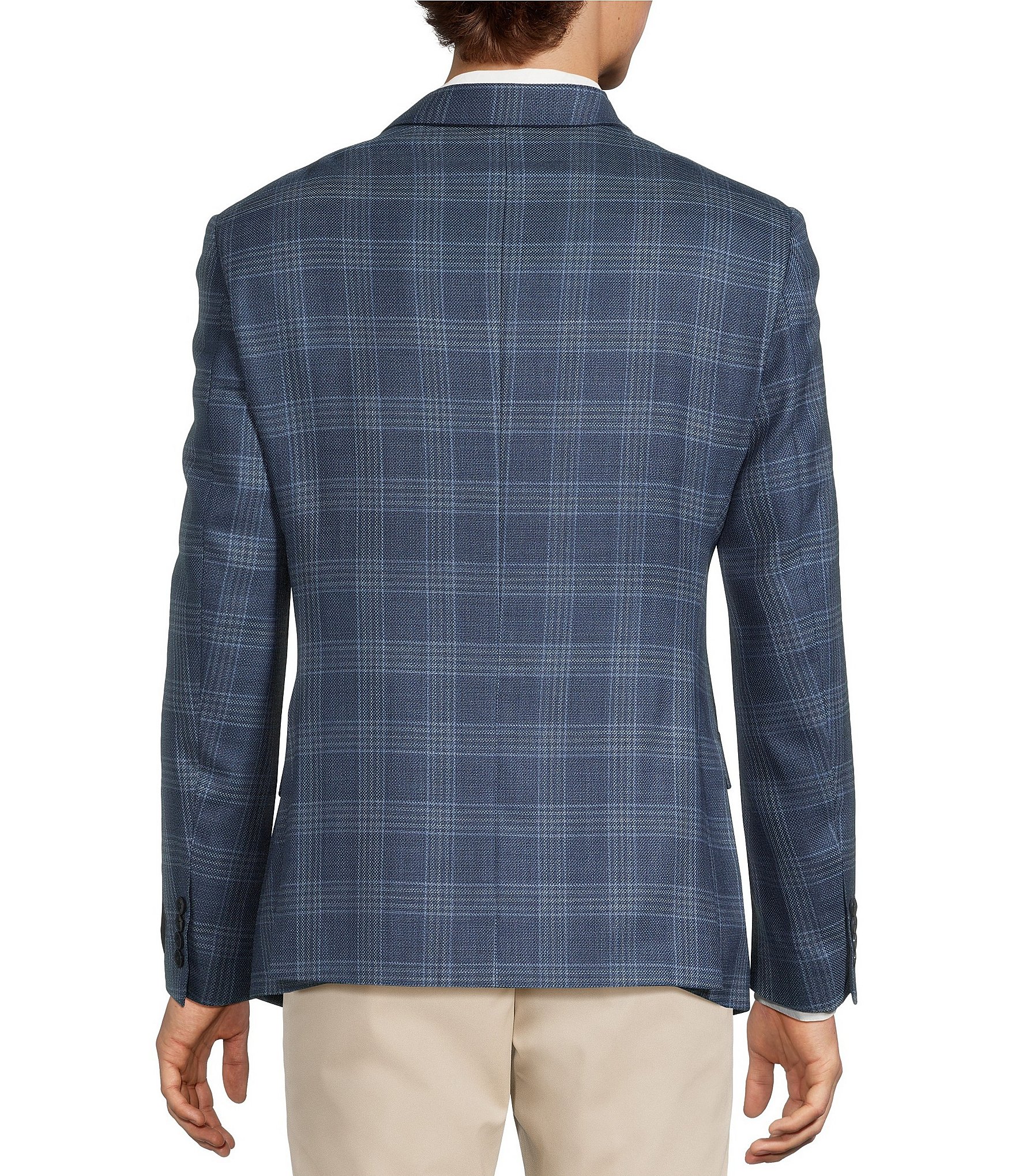 Armani Exchange Plaid Sport Coat