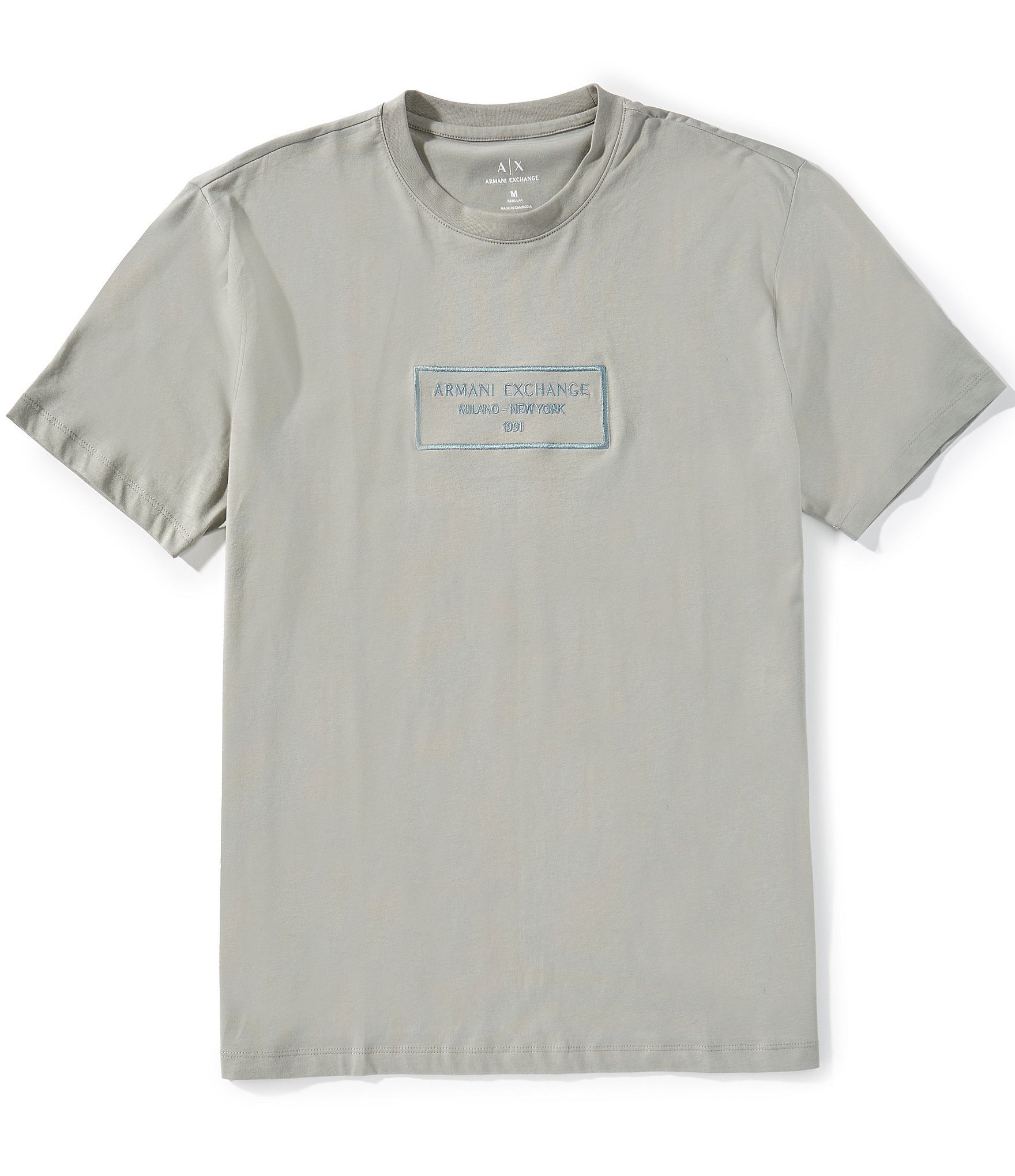 Armani Exchange Rectangular Box Logo Short Sleeve T-Shirt