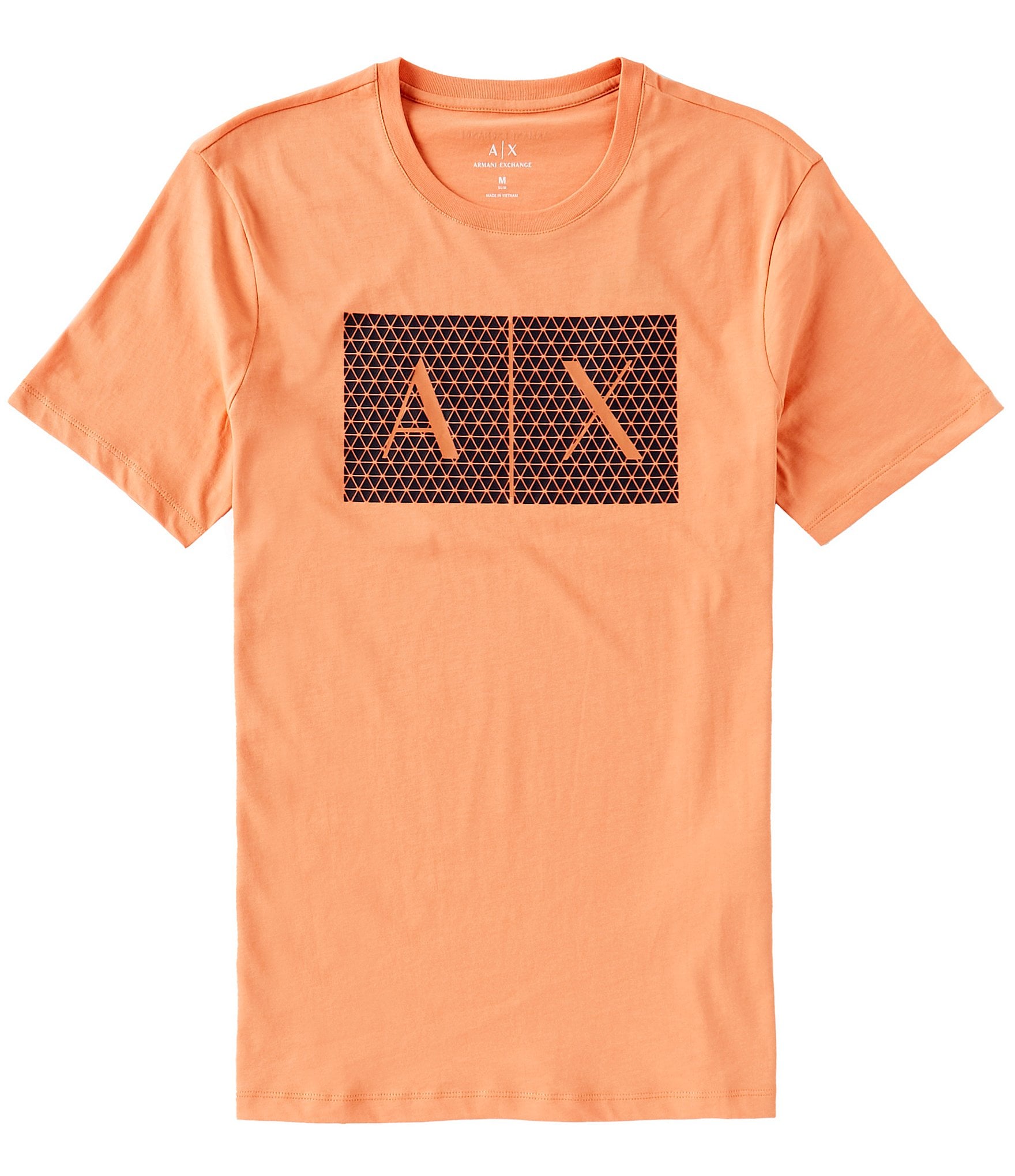 Armani Exchange Slim-Fit Box Logo Short Sleeve Graphic T-Shirt