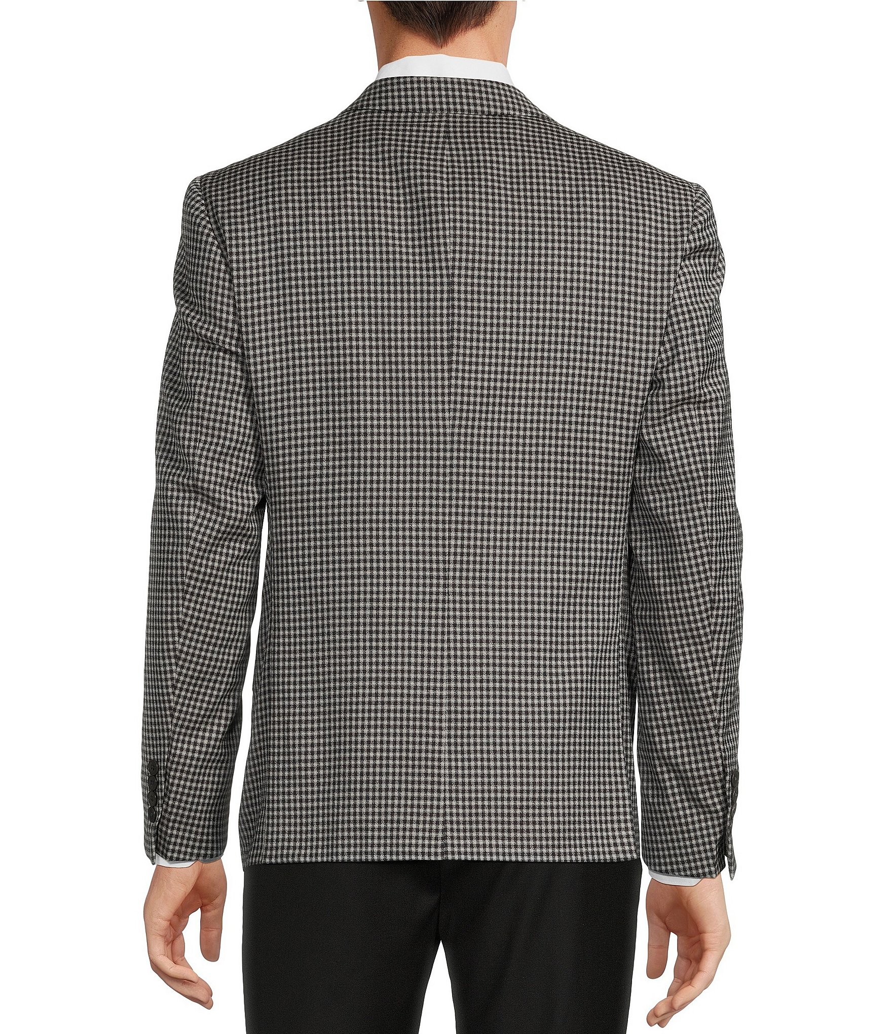 Armani Exchange Slim Fit Box Pattern Sport Coat