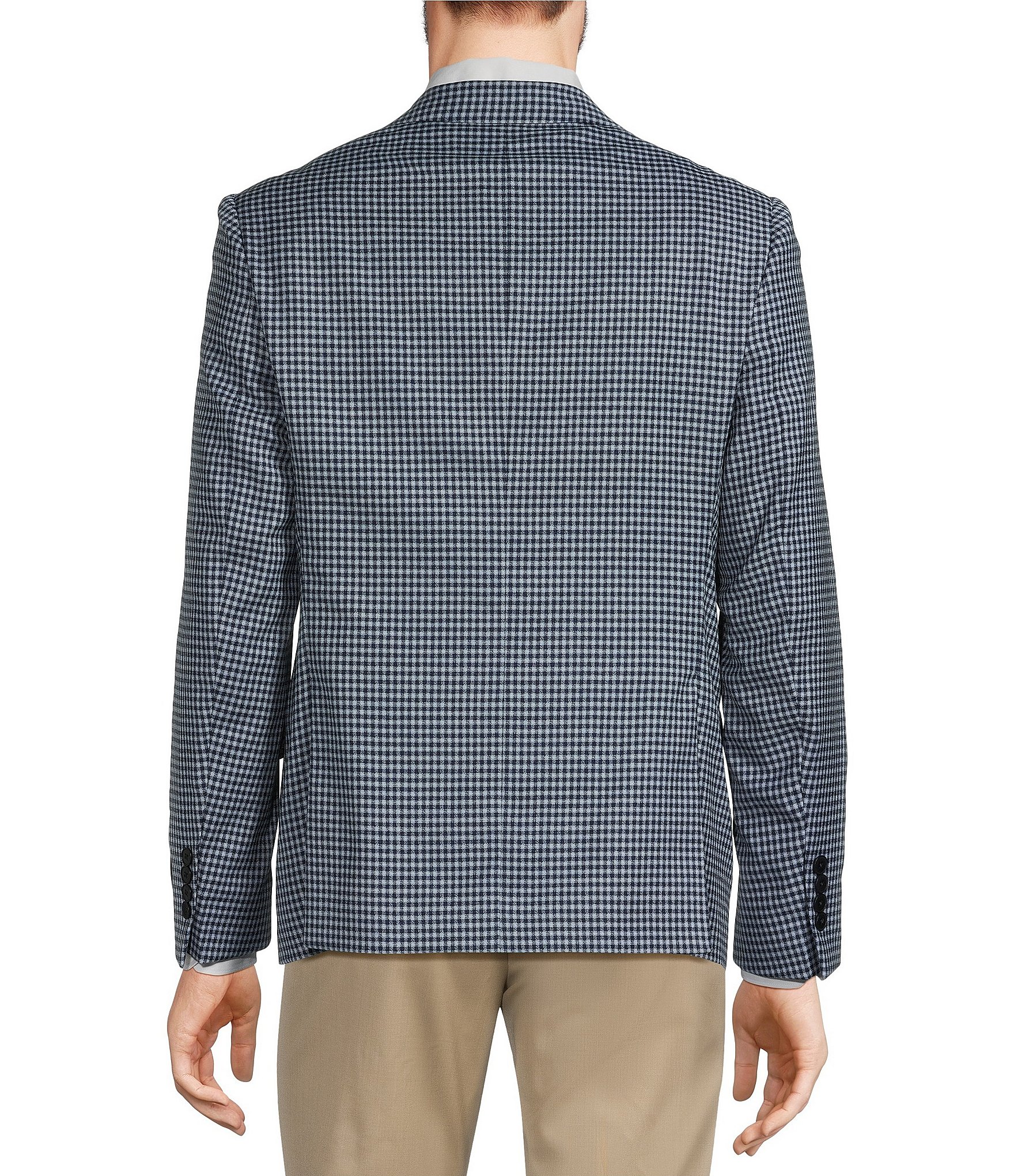 Armani Exchange Slim Fit Box Pattern Sport Coat