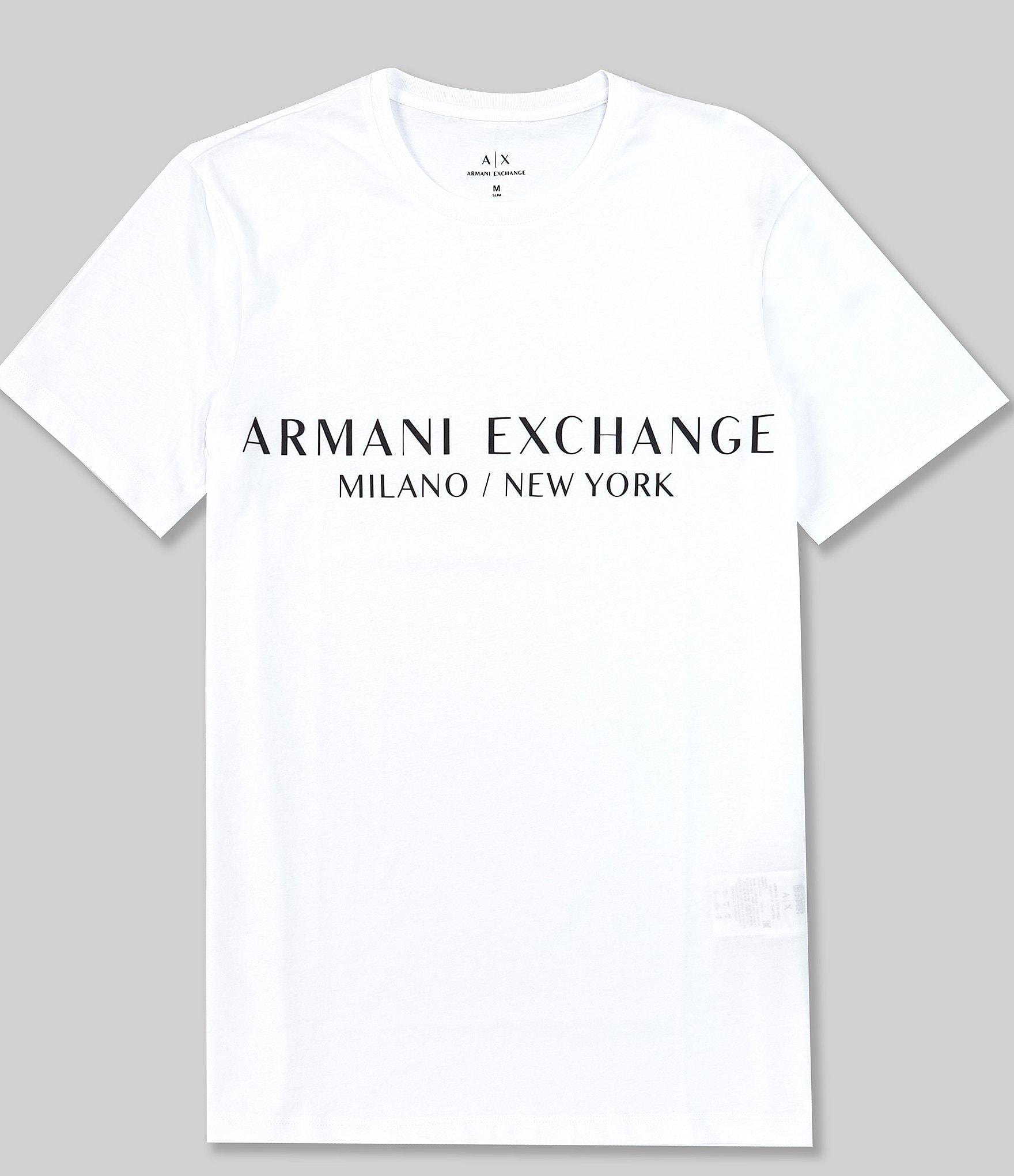 Armani Exchange Slim Fit Milano Logo Short Sleeve T-Shirt