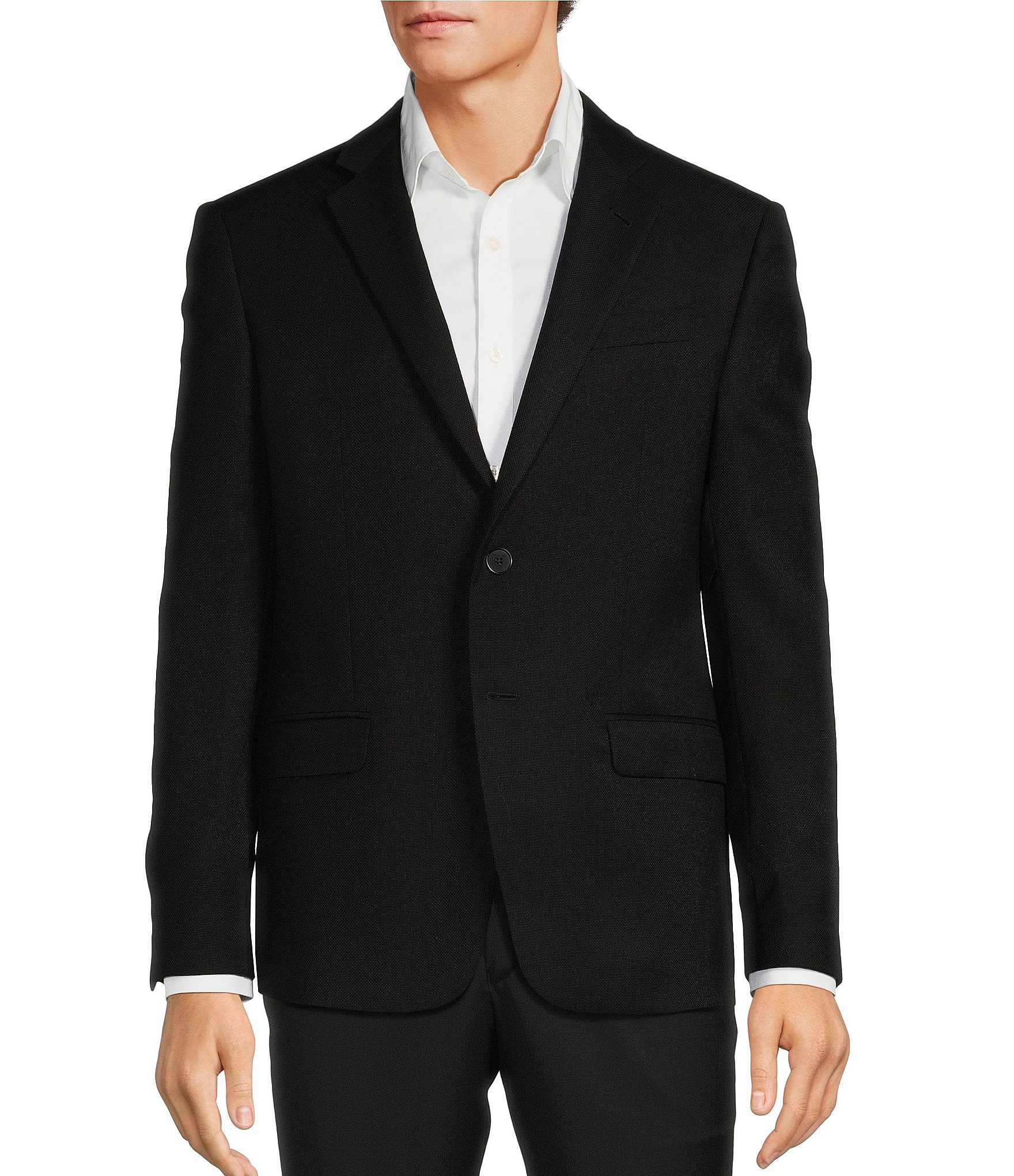 Armani Exchange Slim Fit Solid Pattern Sport Coat