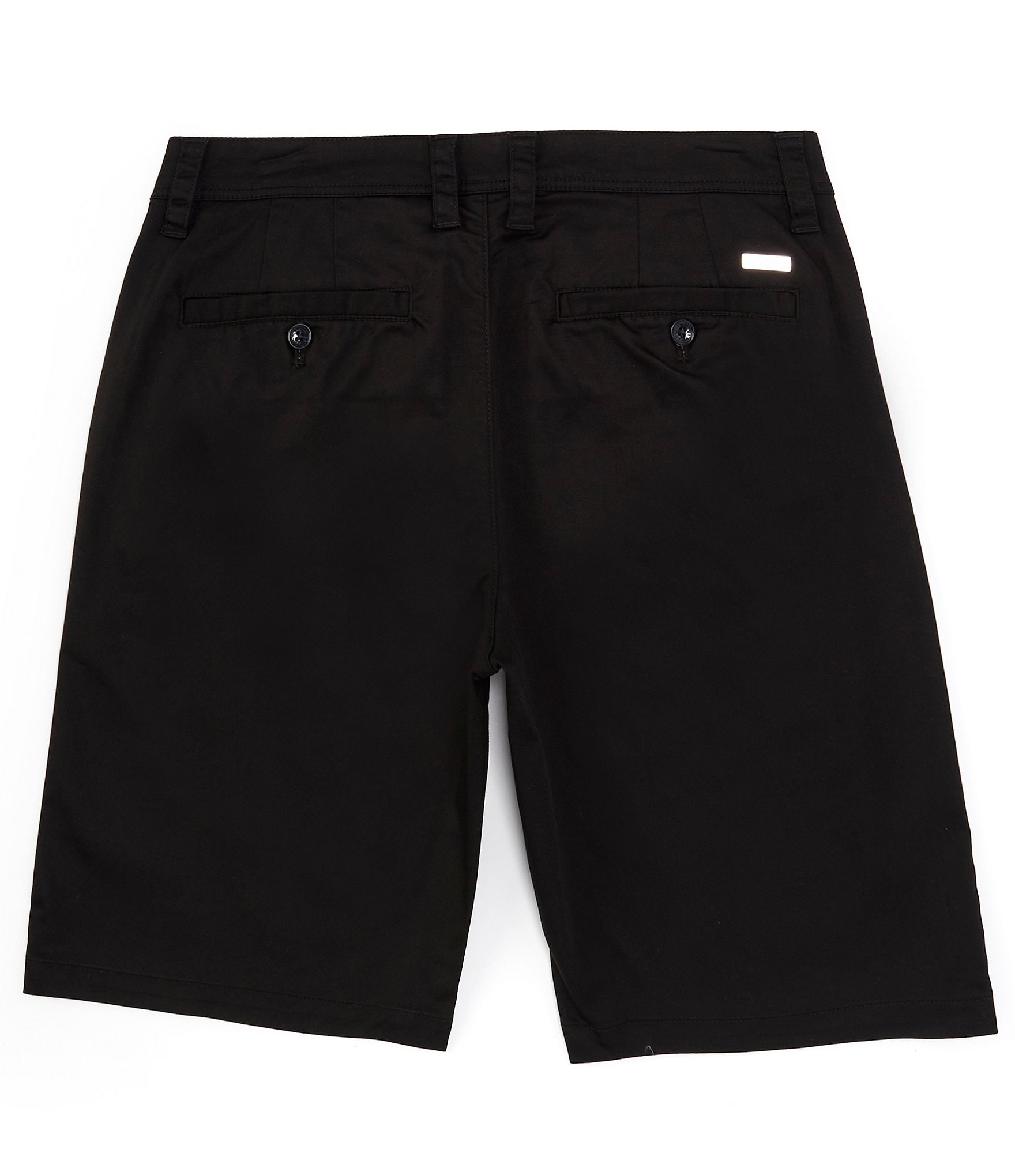 Armani Exchange Solid Twill 8#double; Inseam Stretch Shorts