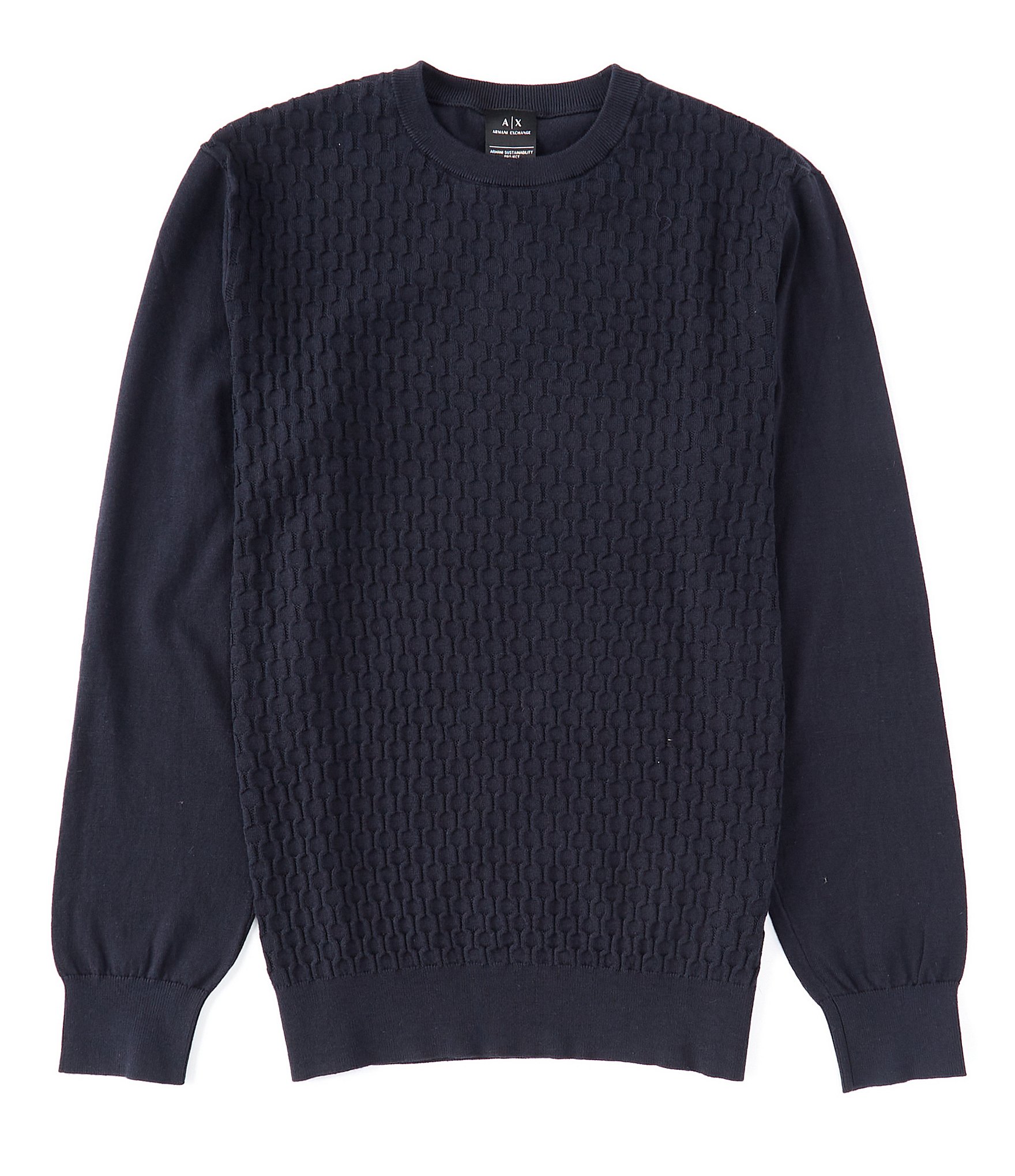 Armani Exchange Textured Sweater | Dillard's