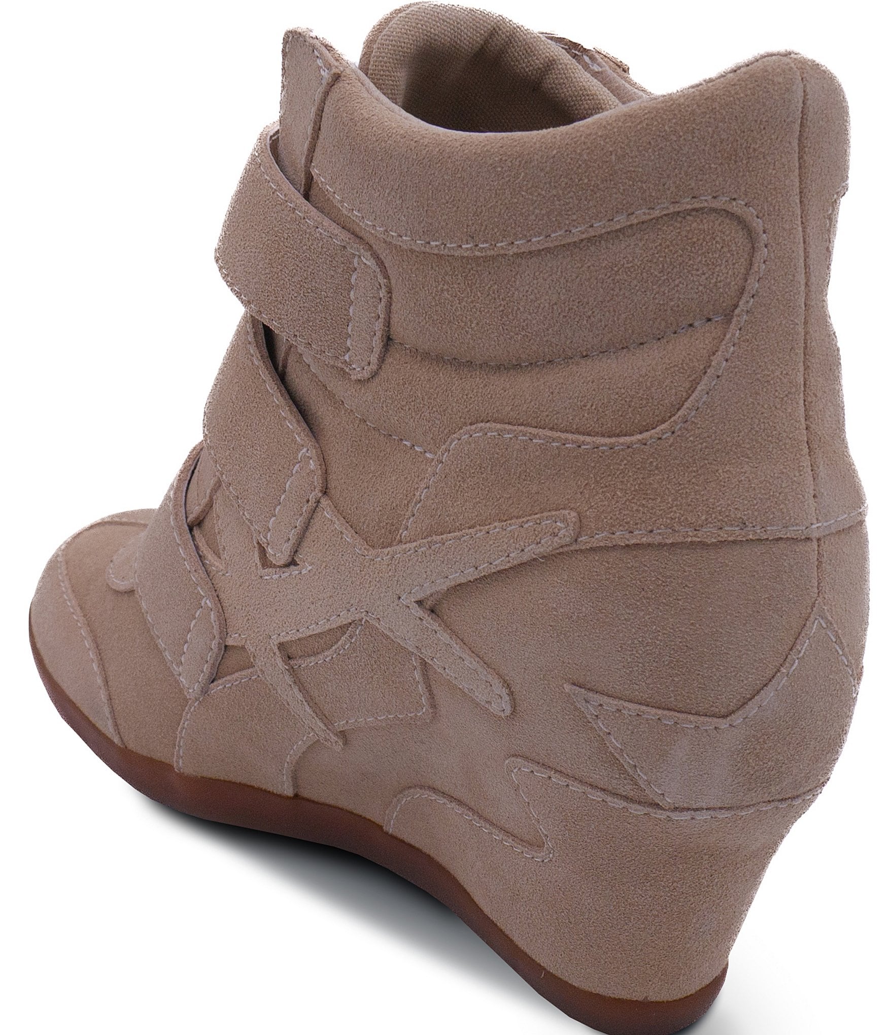 ASH Bowie 2.0 Suede Sporty Wedge Sneakers