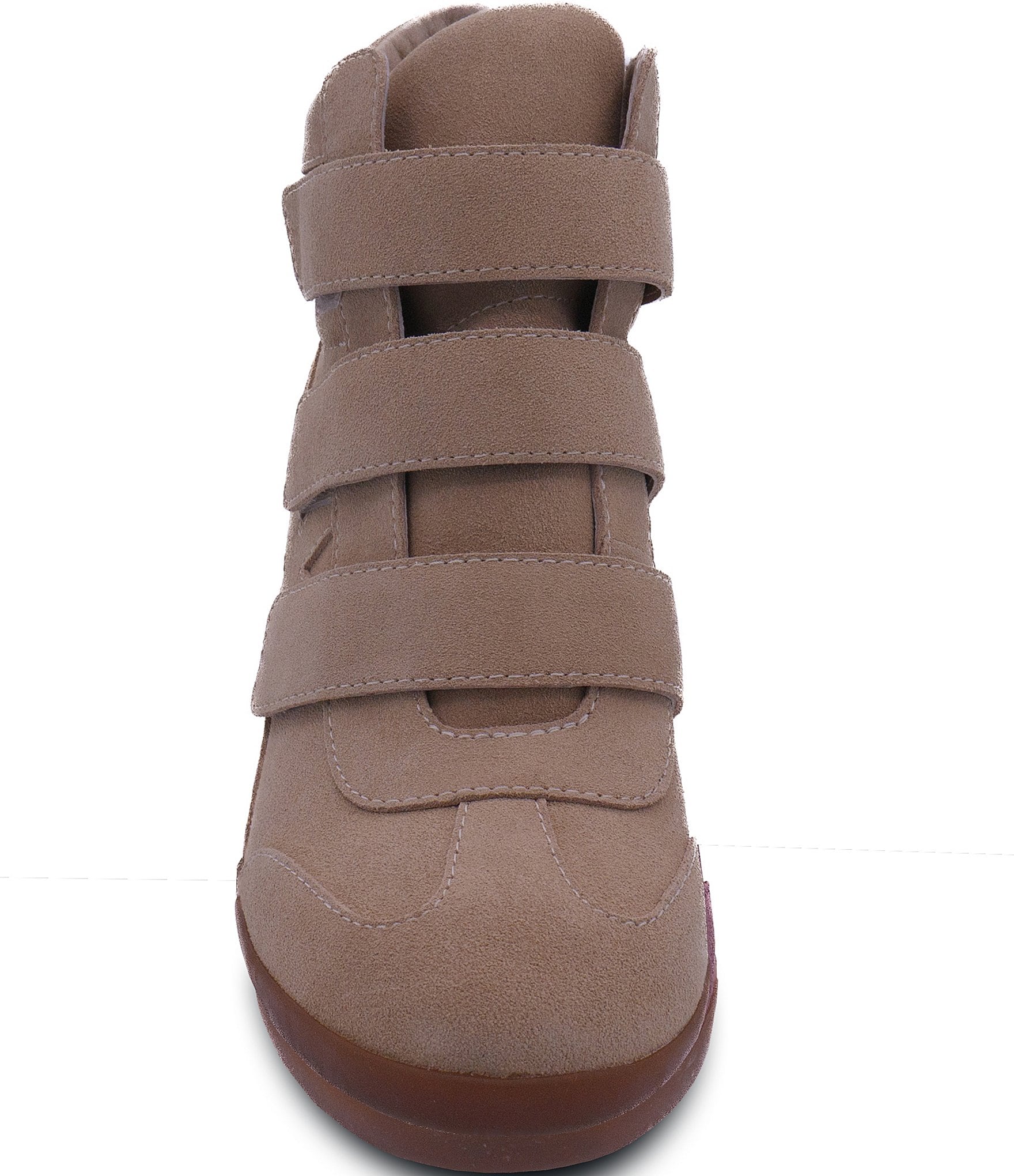 ASH Bowie 2.0 Suede Sporty Wedge Sneakers