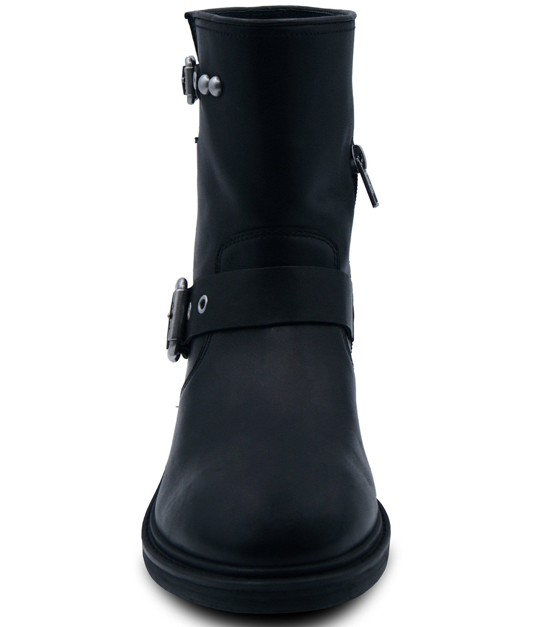 ASH Flame Lily Leather Moto Boots