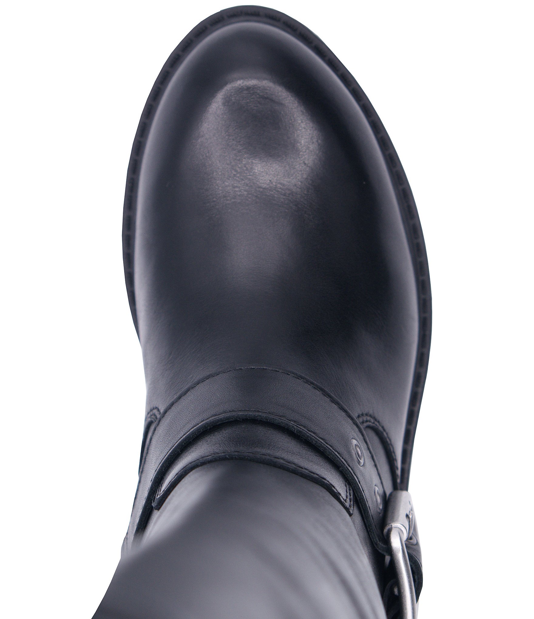 ASH Freesia Leather Tall Moto Boots