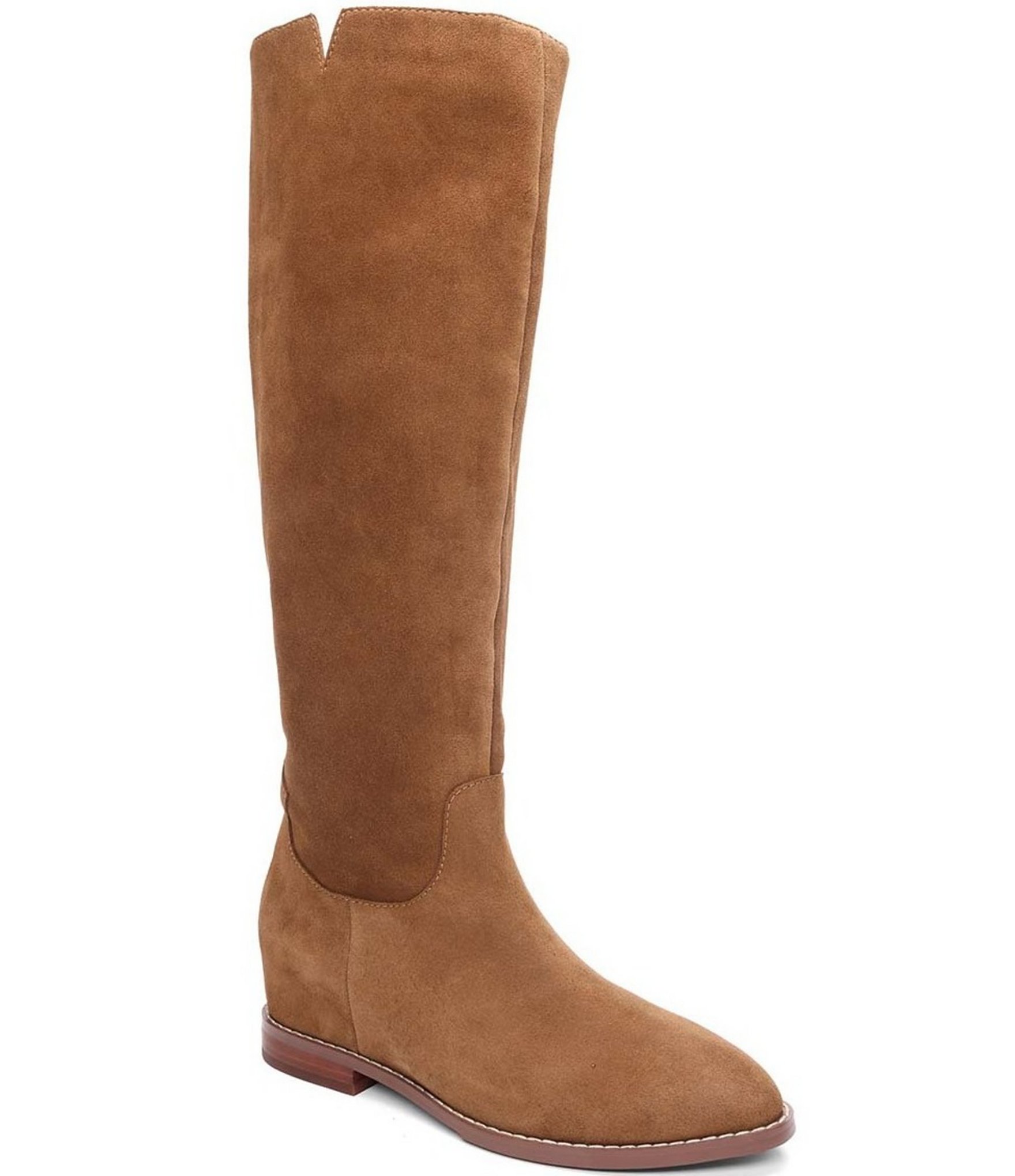 ASH Jocelyn Suede Hidden Wedge Tall Boots