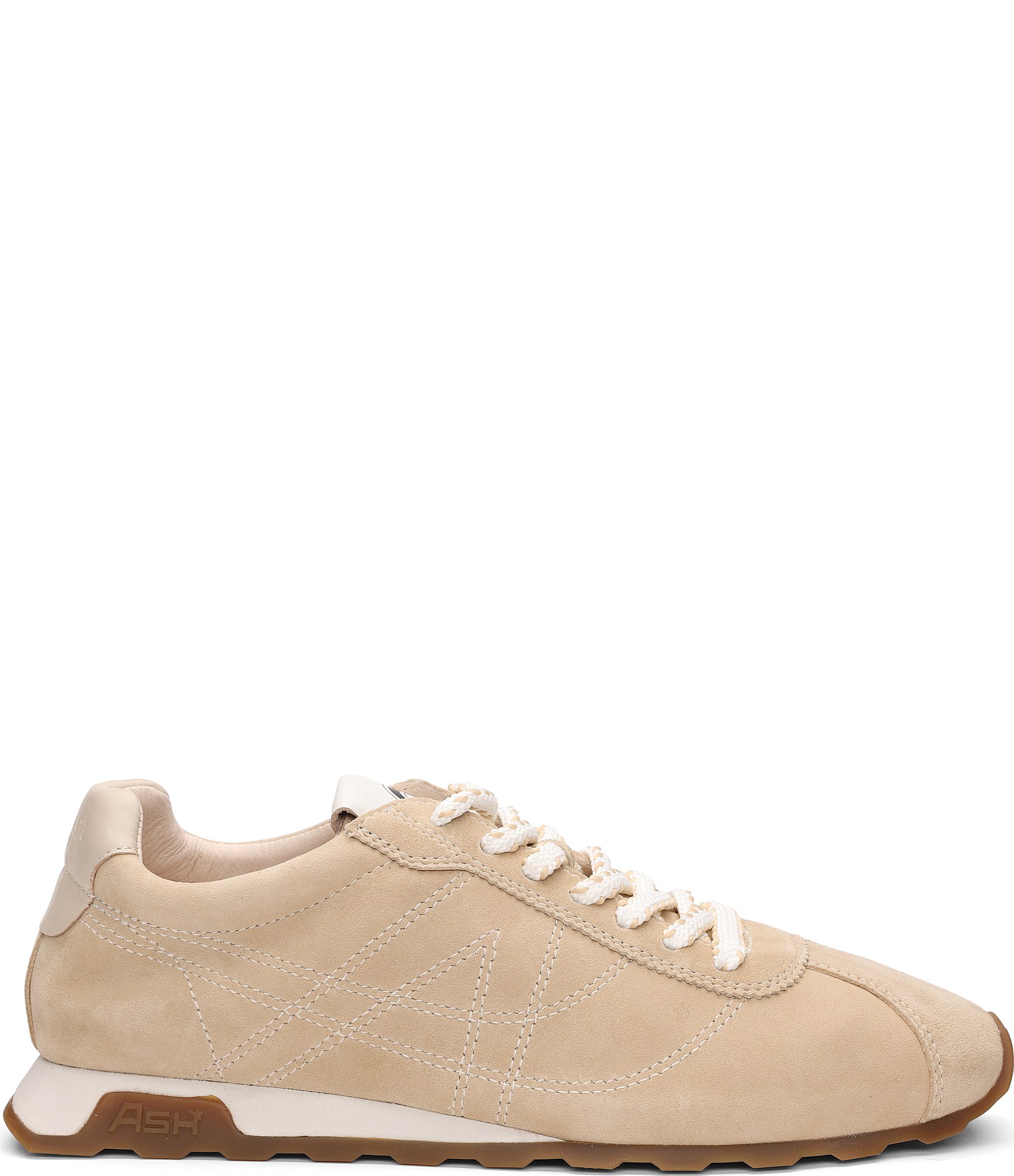 ASH Kill Bill Suede and Leather Lace Up Sneakers