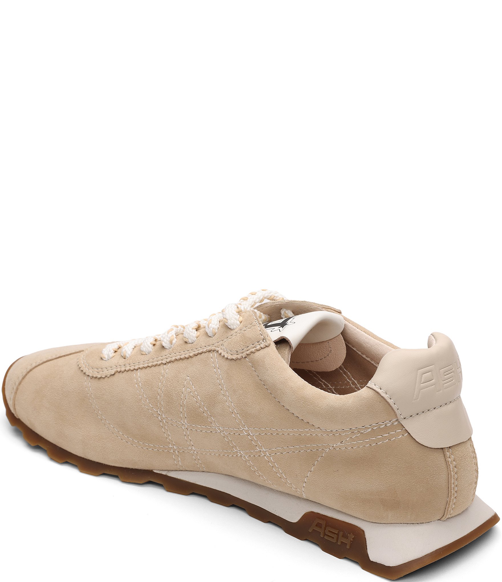 ASH Kill Bill Suede and Leather Lace Up Sneakers