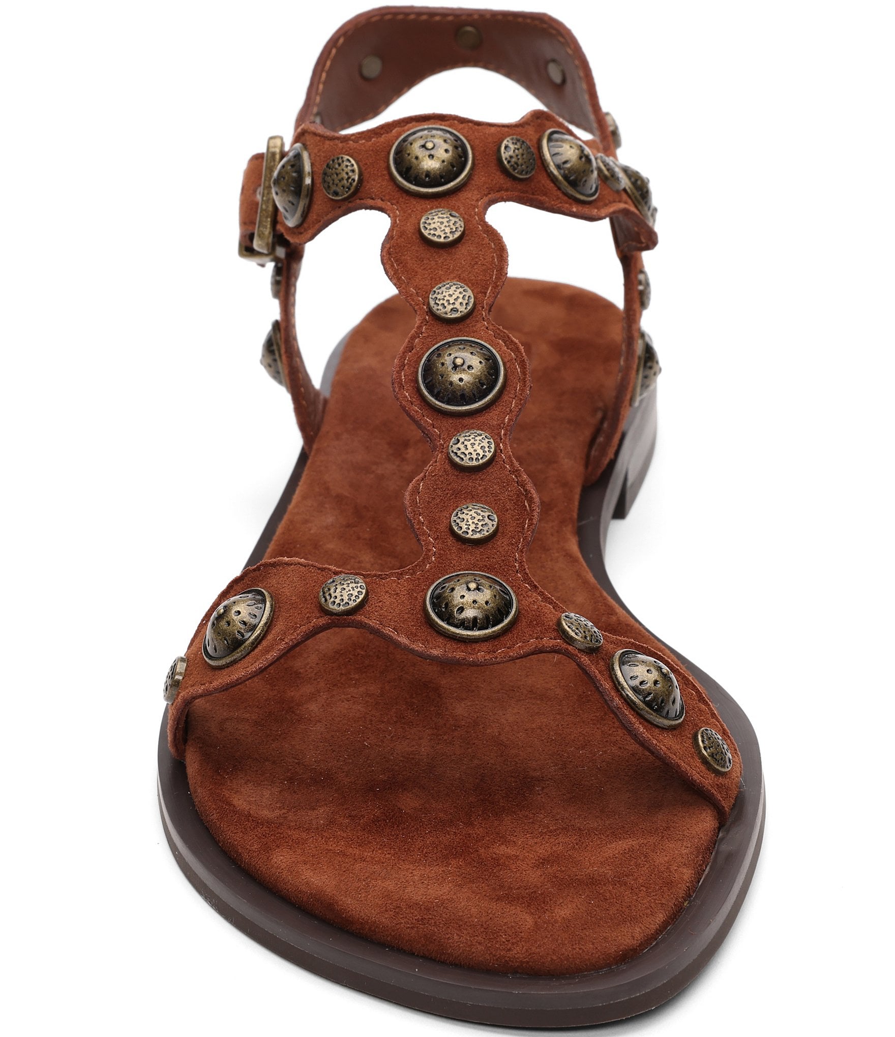 ASH Phanny Suede Studded Sandals
