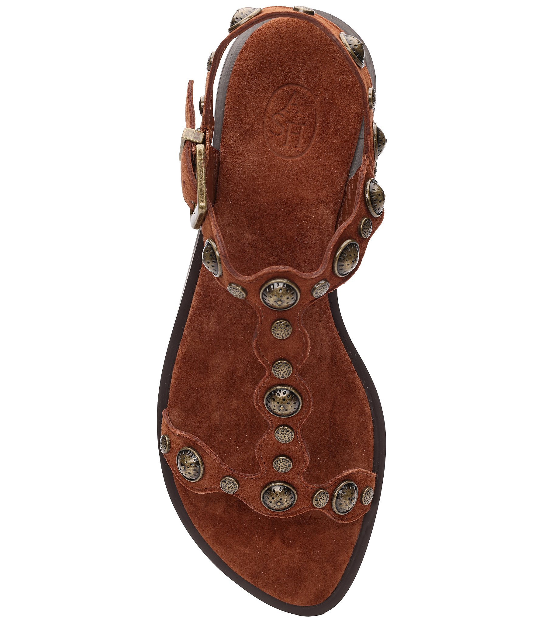 ASH Phanny Suede Studded Sandals