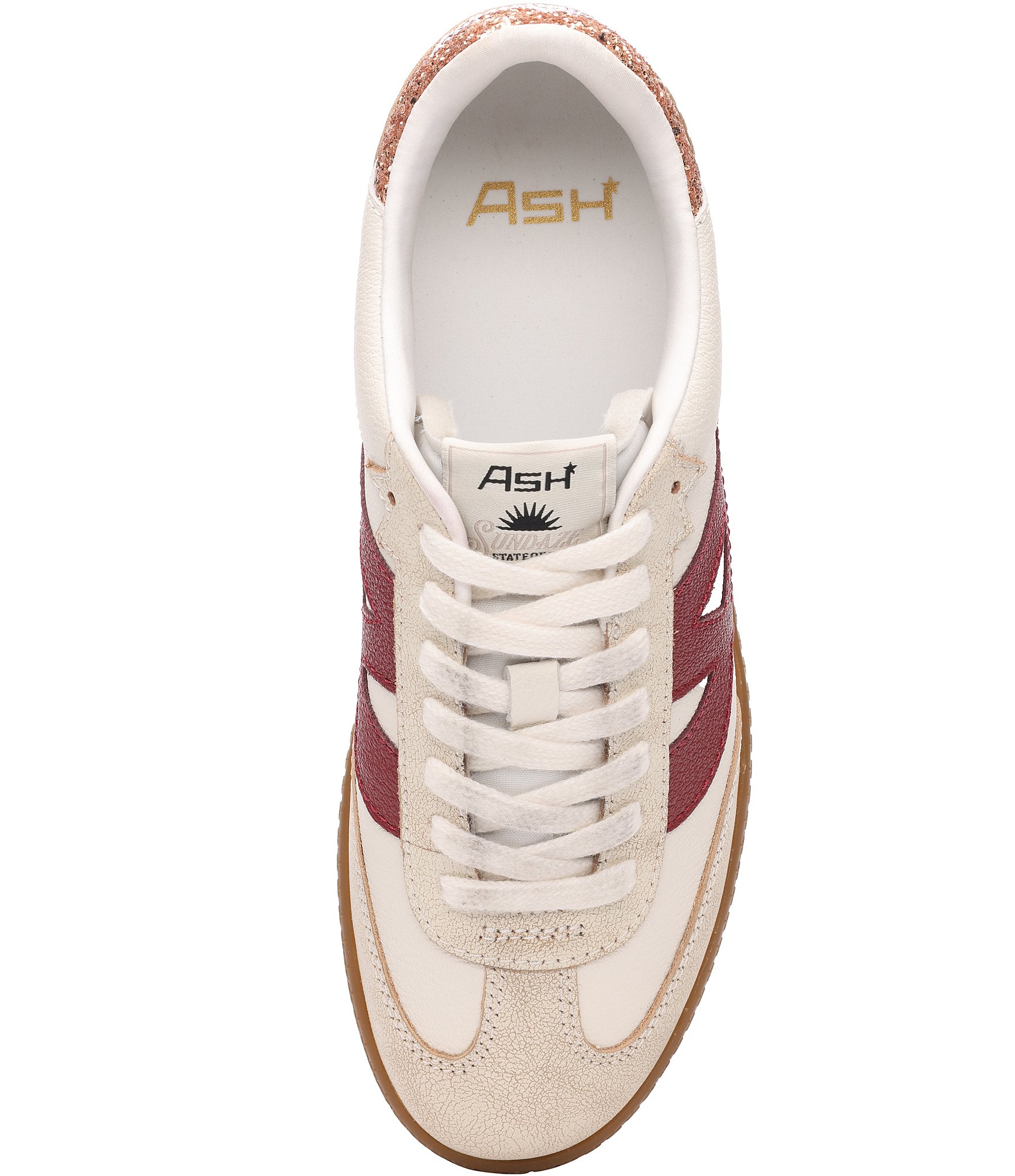 ASH Sunset Leather Lace-Up Sneakers