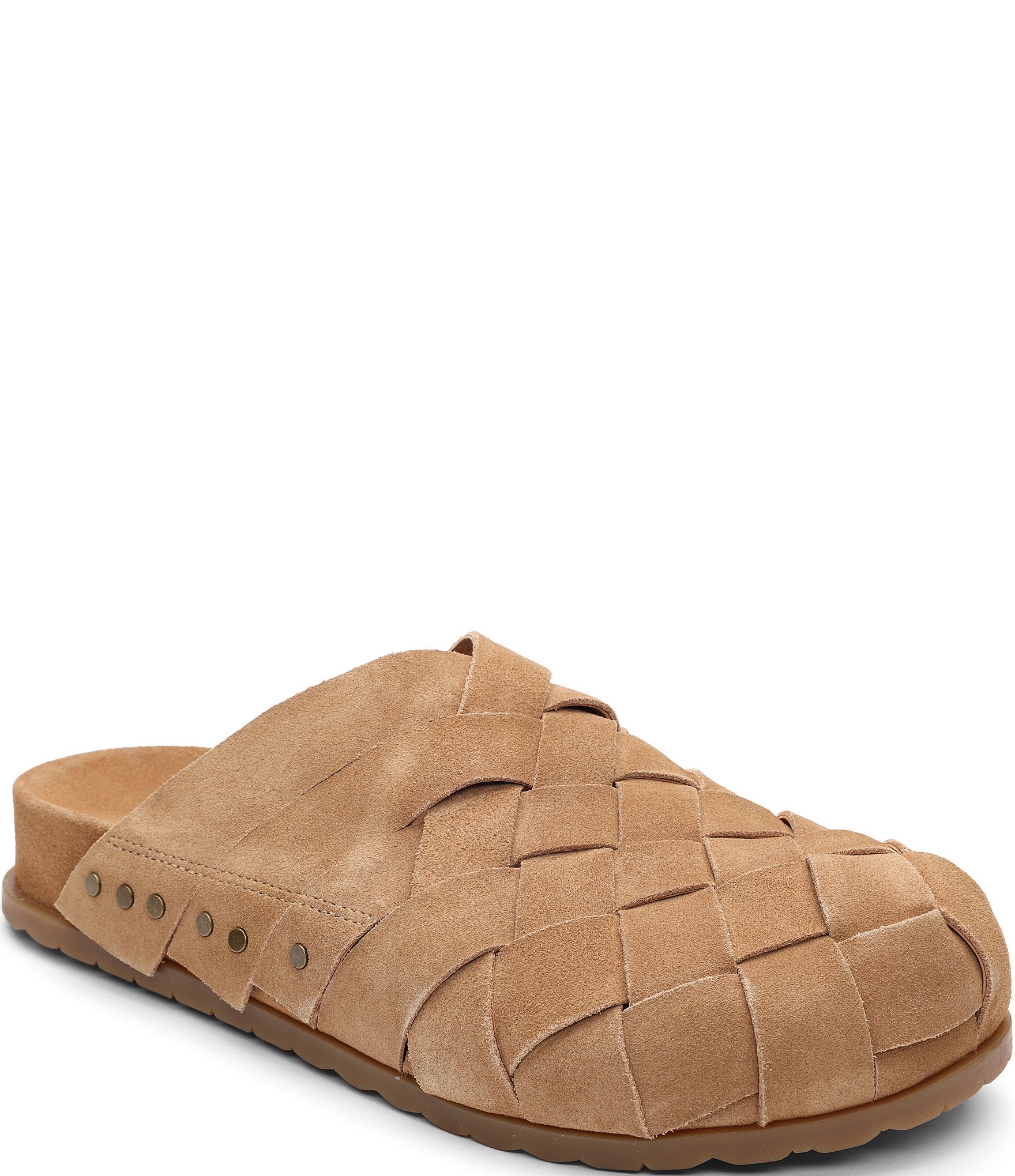 ASH Tor Woven Suede Mules