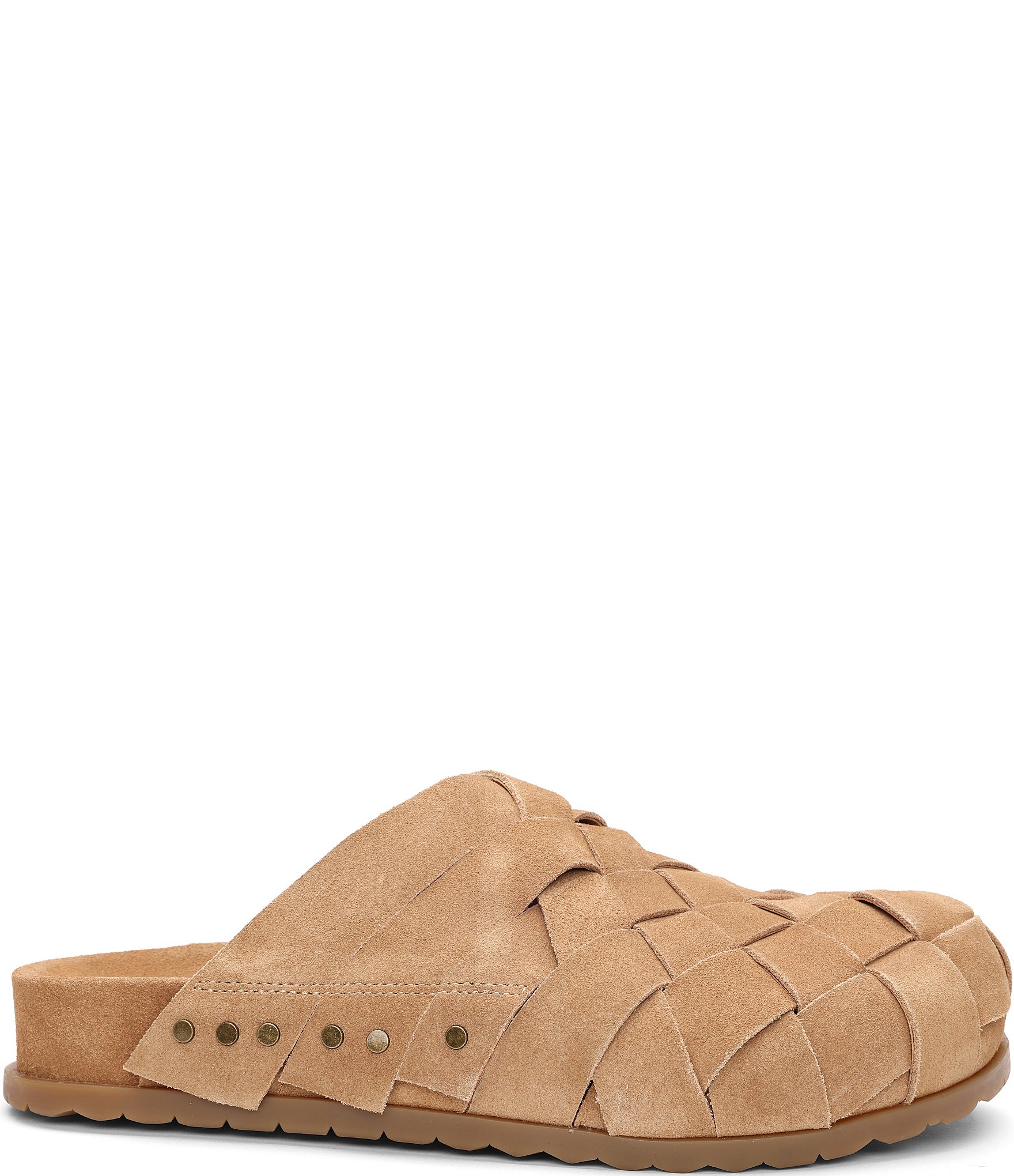 ASH Tor Woven Suede Mules