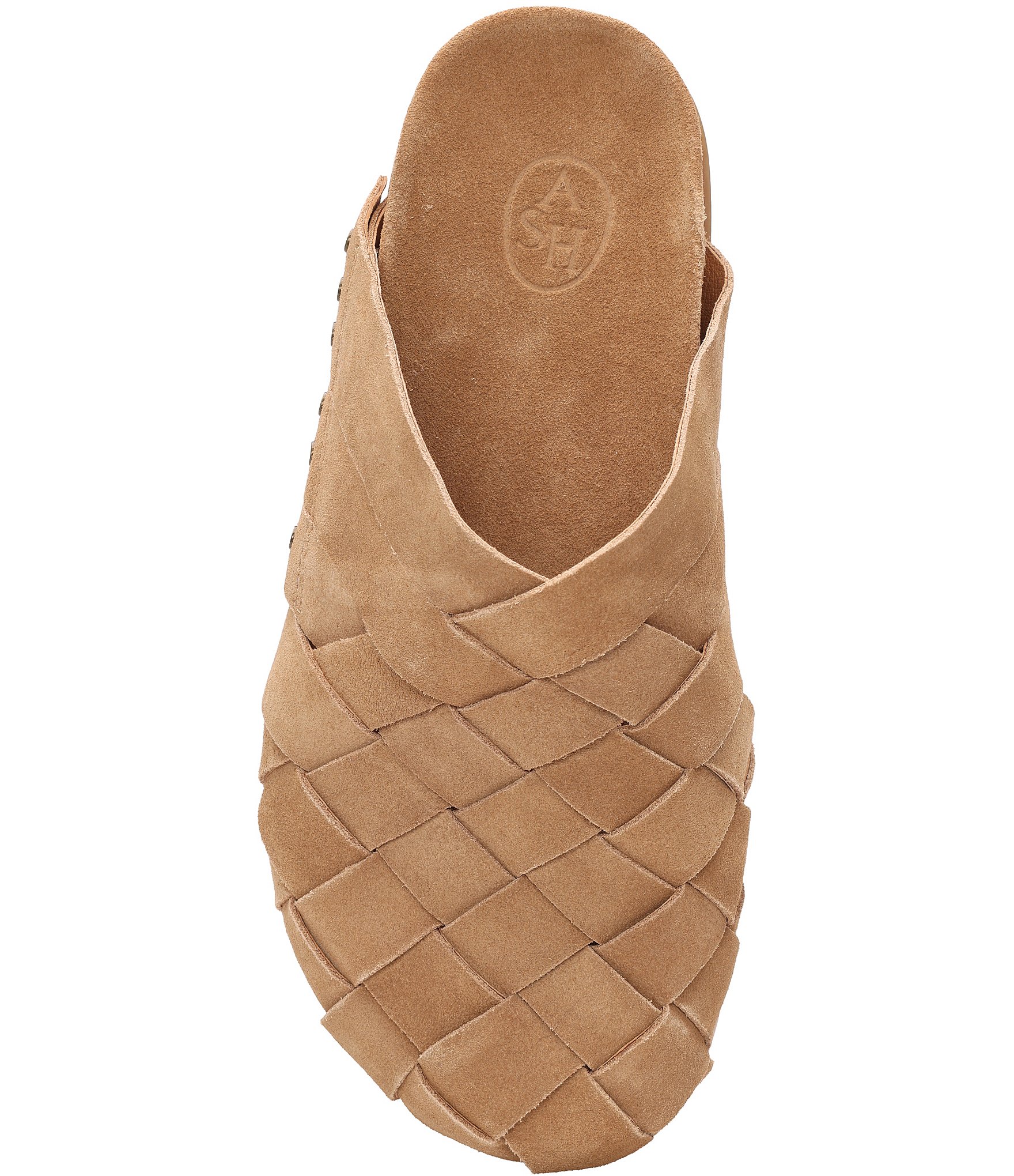 ASH Tor Woven Suede Mules