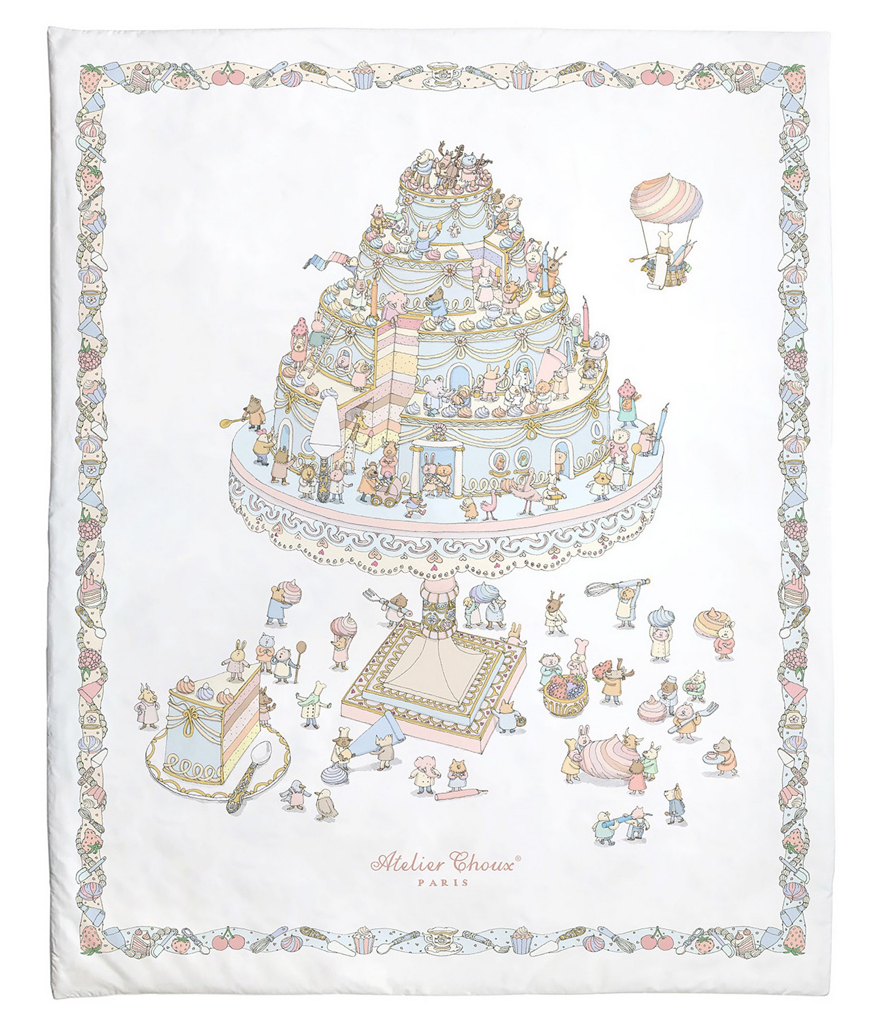 Atelier Choux Paris Reversible Quilt Chateau Choux™ Le Gateau