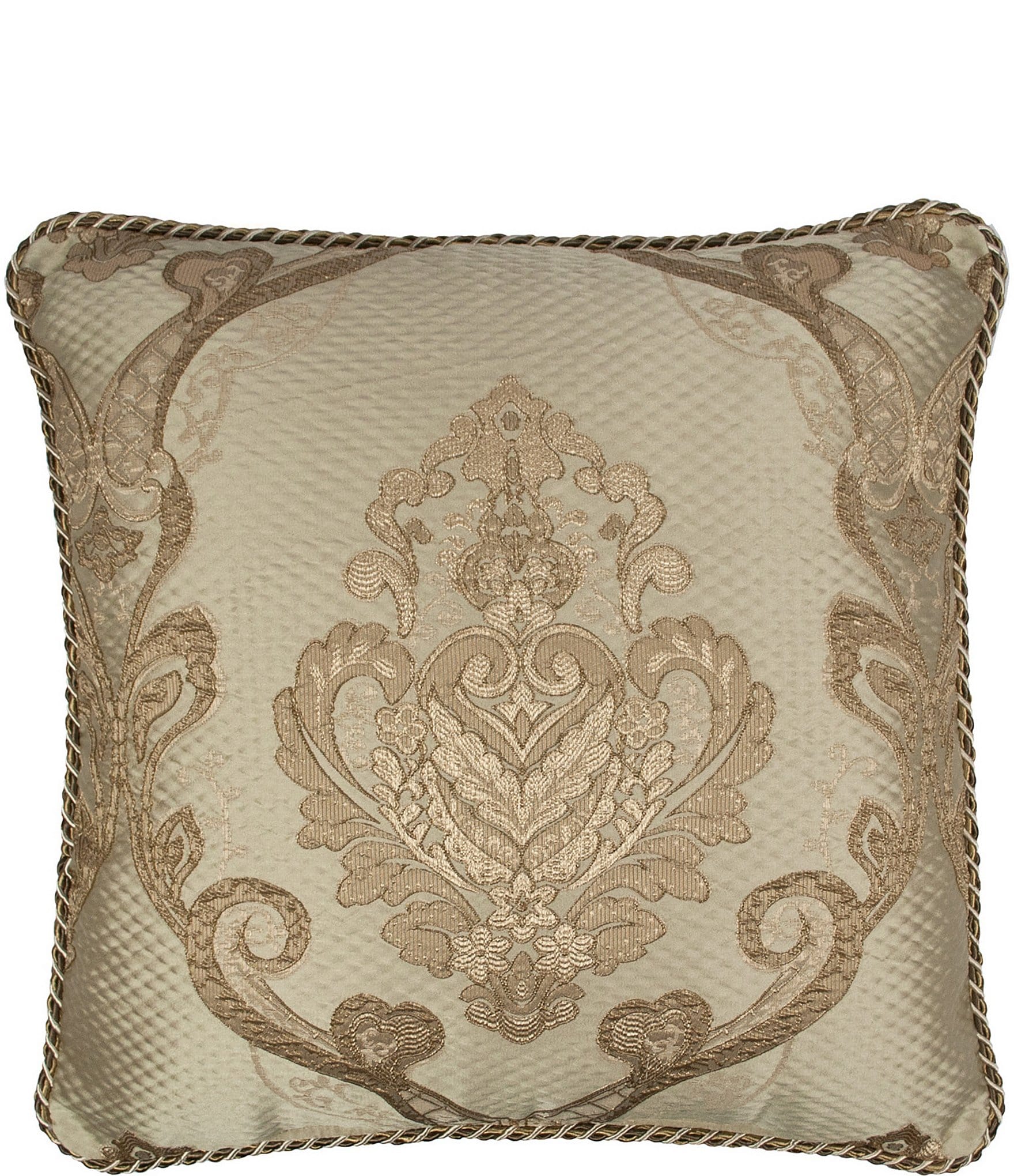 Austin Horn Classics Prosper Embroidered Medallion Square Pillow