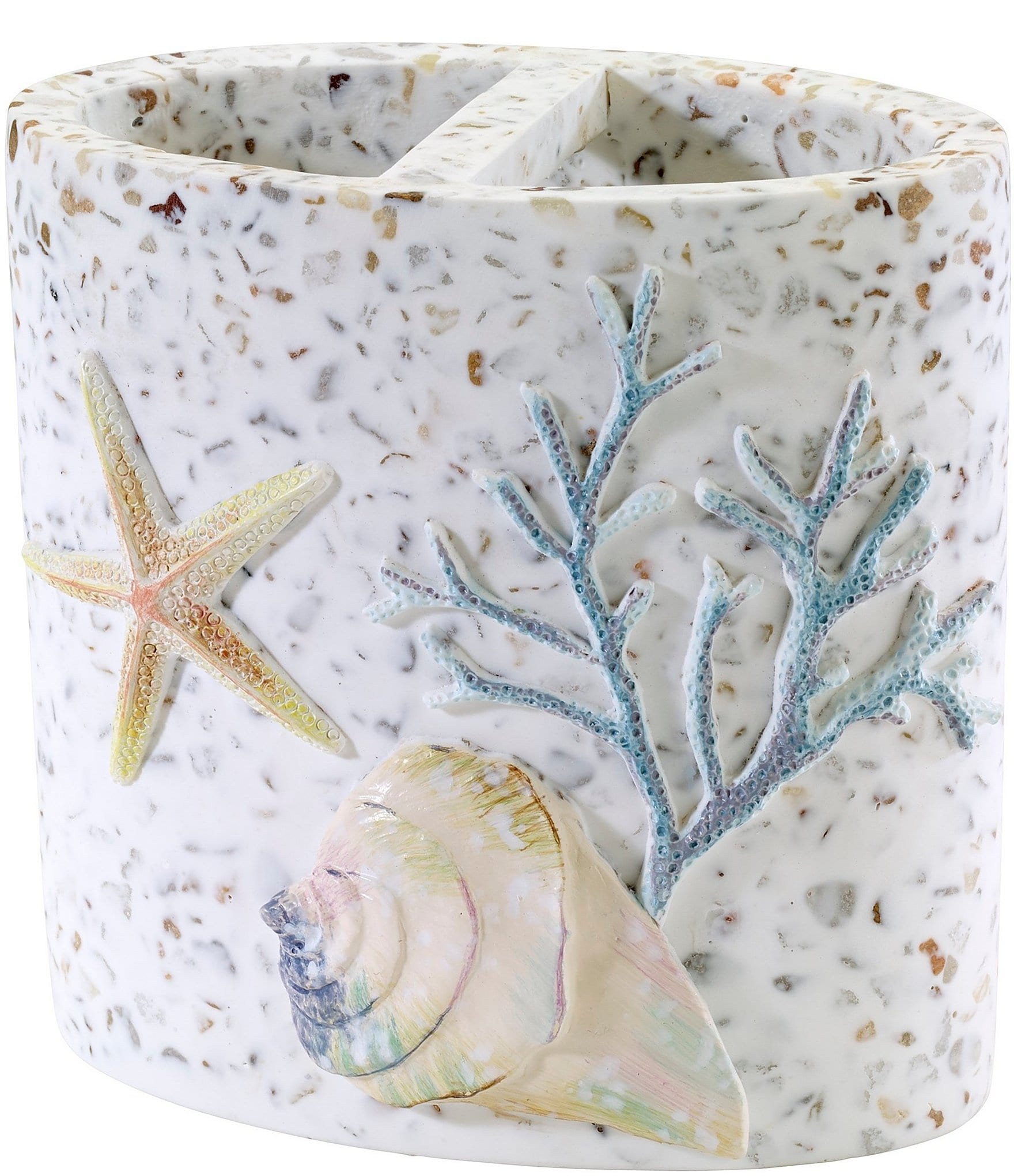 Avanti Linens Coastal Terrazzo Toothbrush Holder