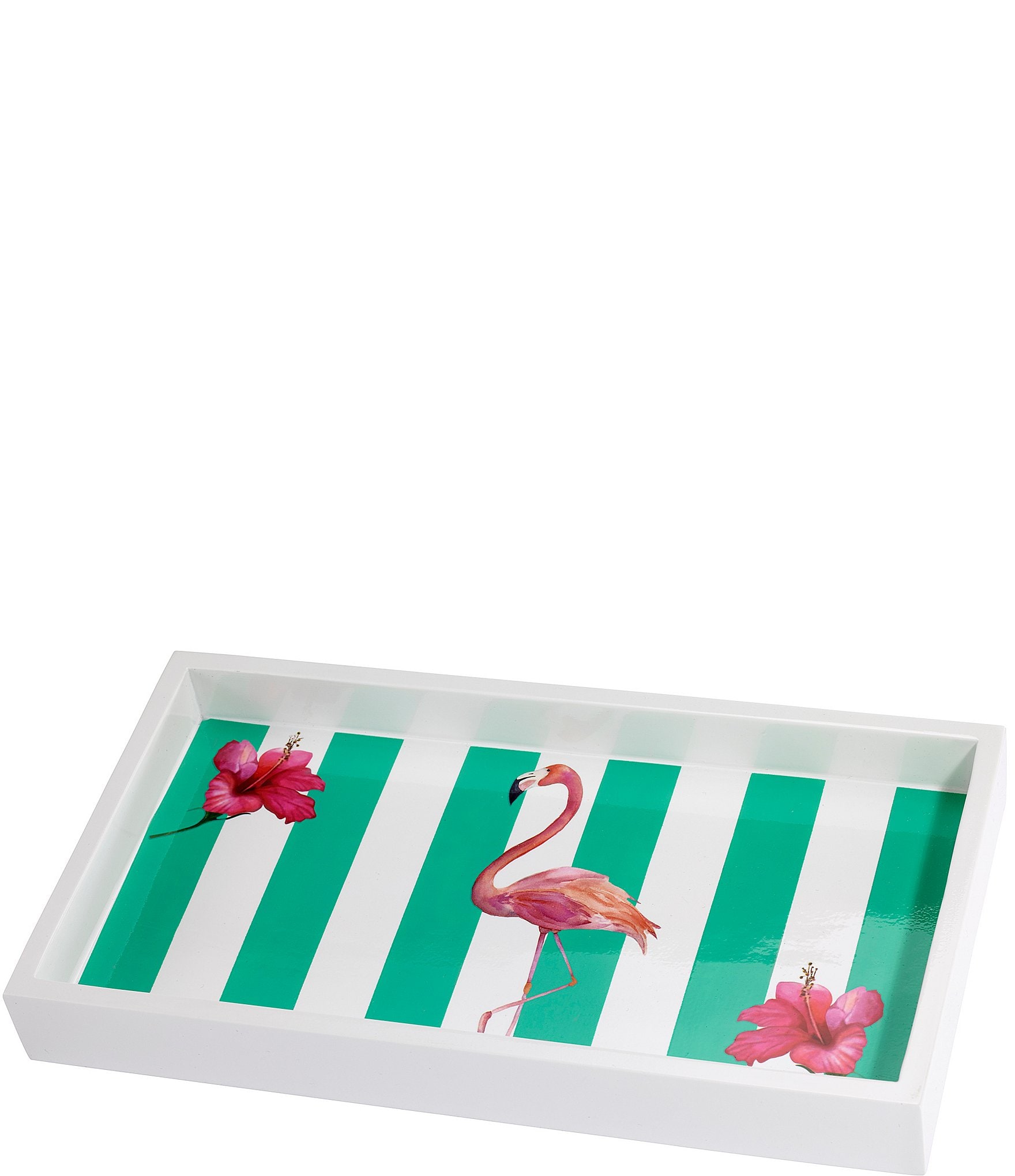 Avanti Linens Flamingo Paradise Vanity Bath Tray