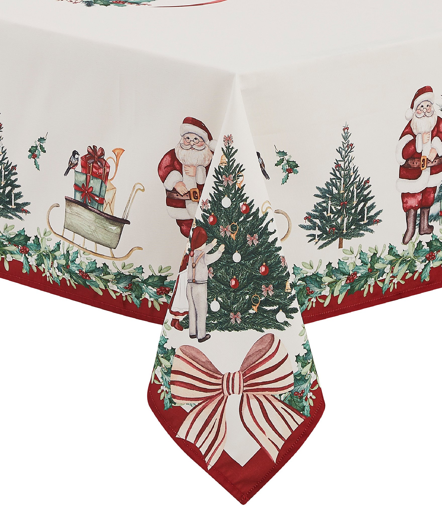 Avanti Linens Heirloom Noel Collection Tablecloth
