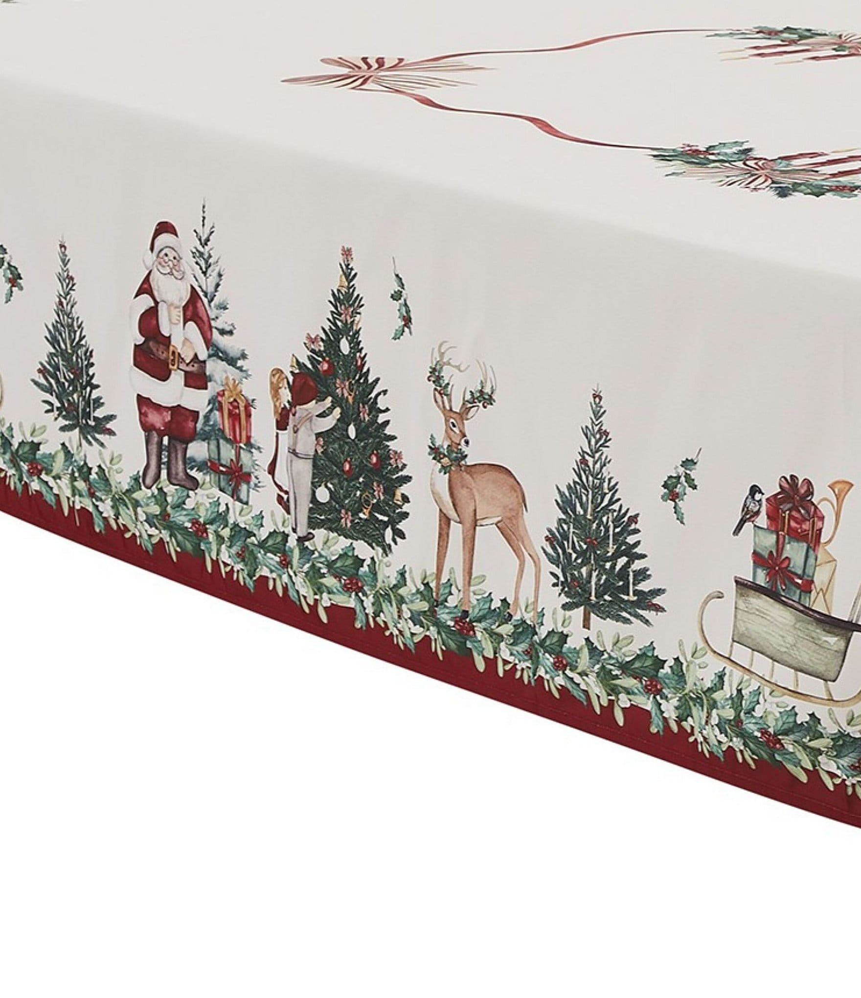 Avanti Linens Heirloom Noel Collection Tablecloth