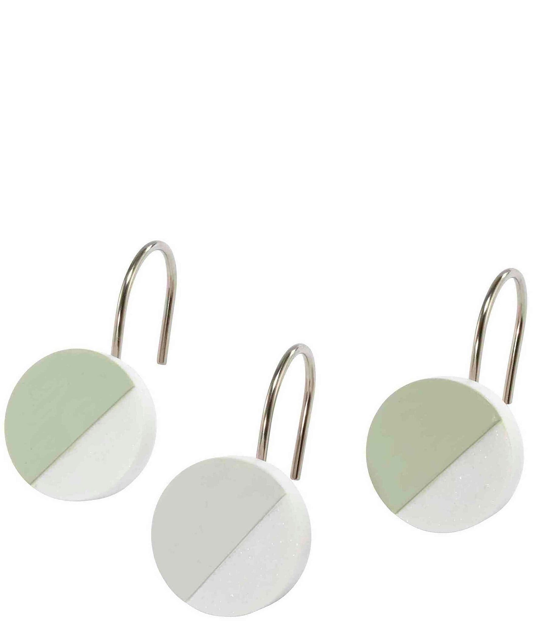 Avanti Linens Nicole Miller Tropiluxe Shower Curtain / Hook Set