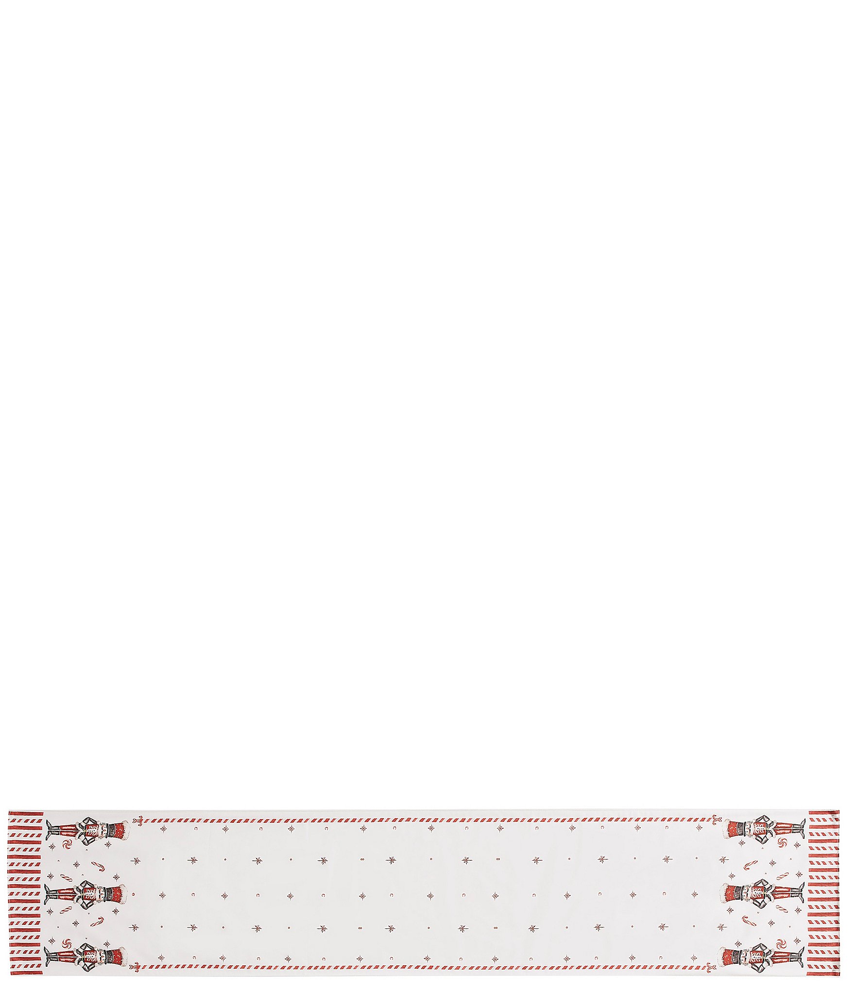 Avanti Linens Nutcracker Candy Collection Runner, 72#double;