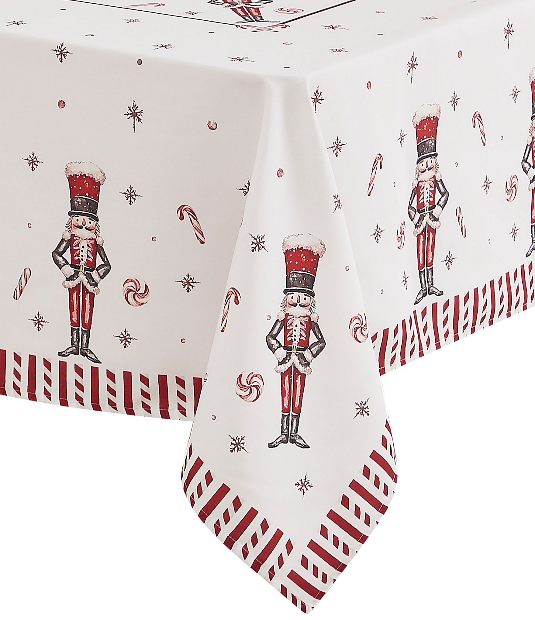 Avanti Linens Nutcracker Candy Collection Tablecloth